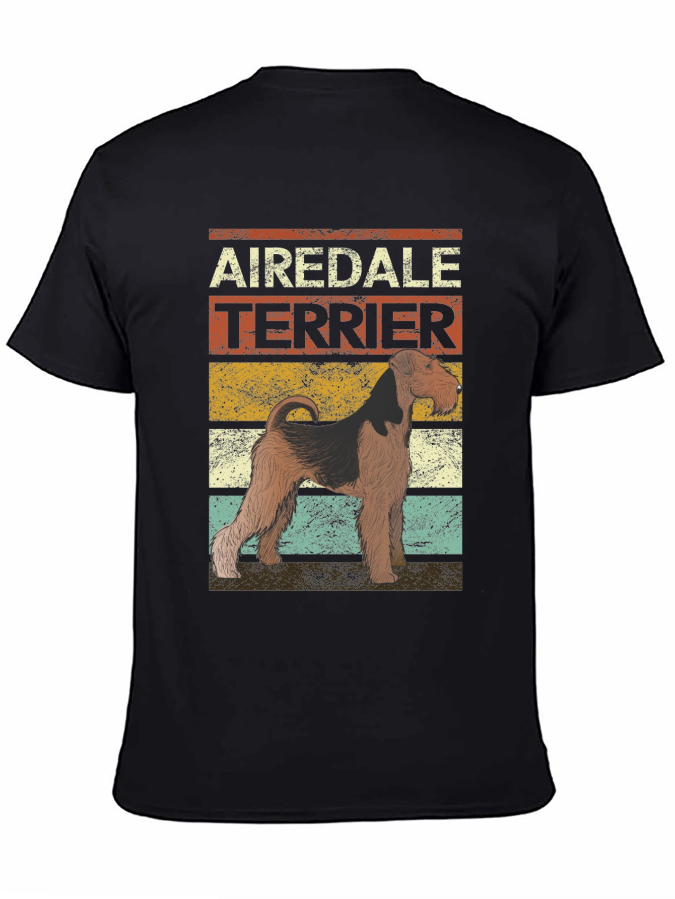 Airedale Terrier Retro T-Shirt | Dog Lover Tee