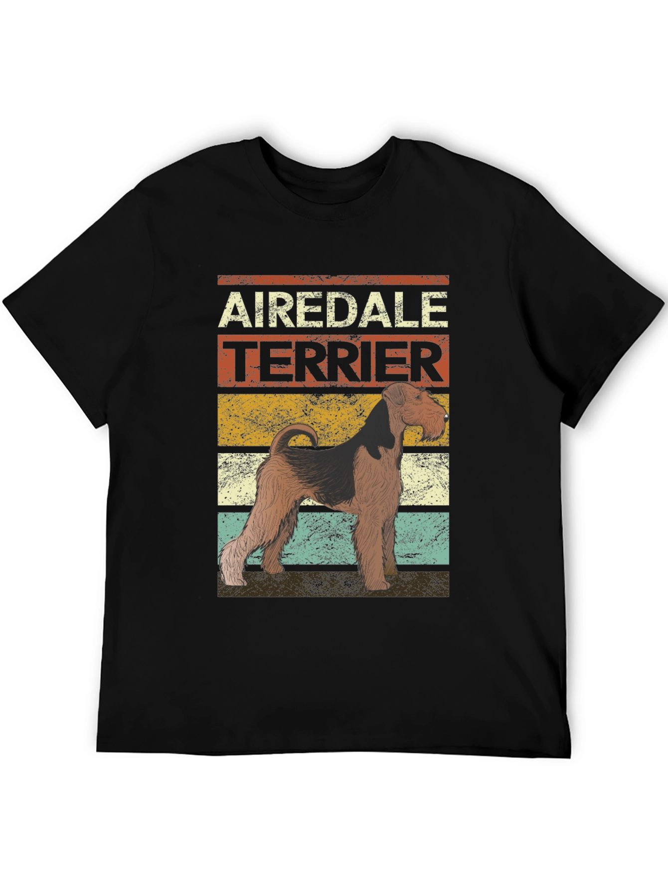 Airedale Terrier Retro T-Shirt | Dog Lover Tee