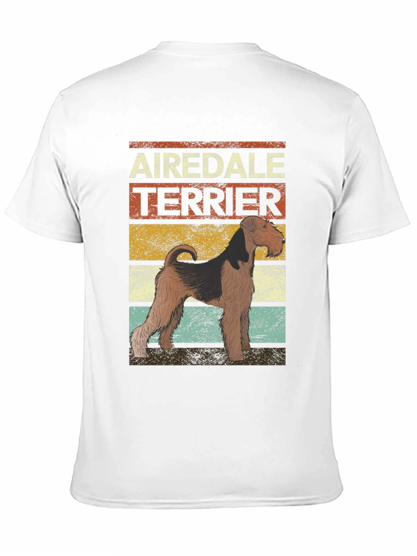 Airedale Terrier Retro T-Shirt | Dog Lover Tee