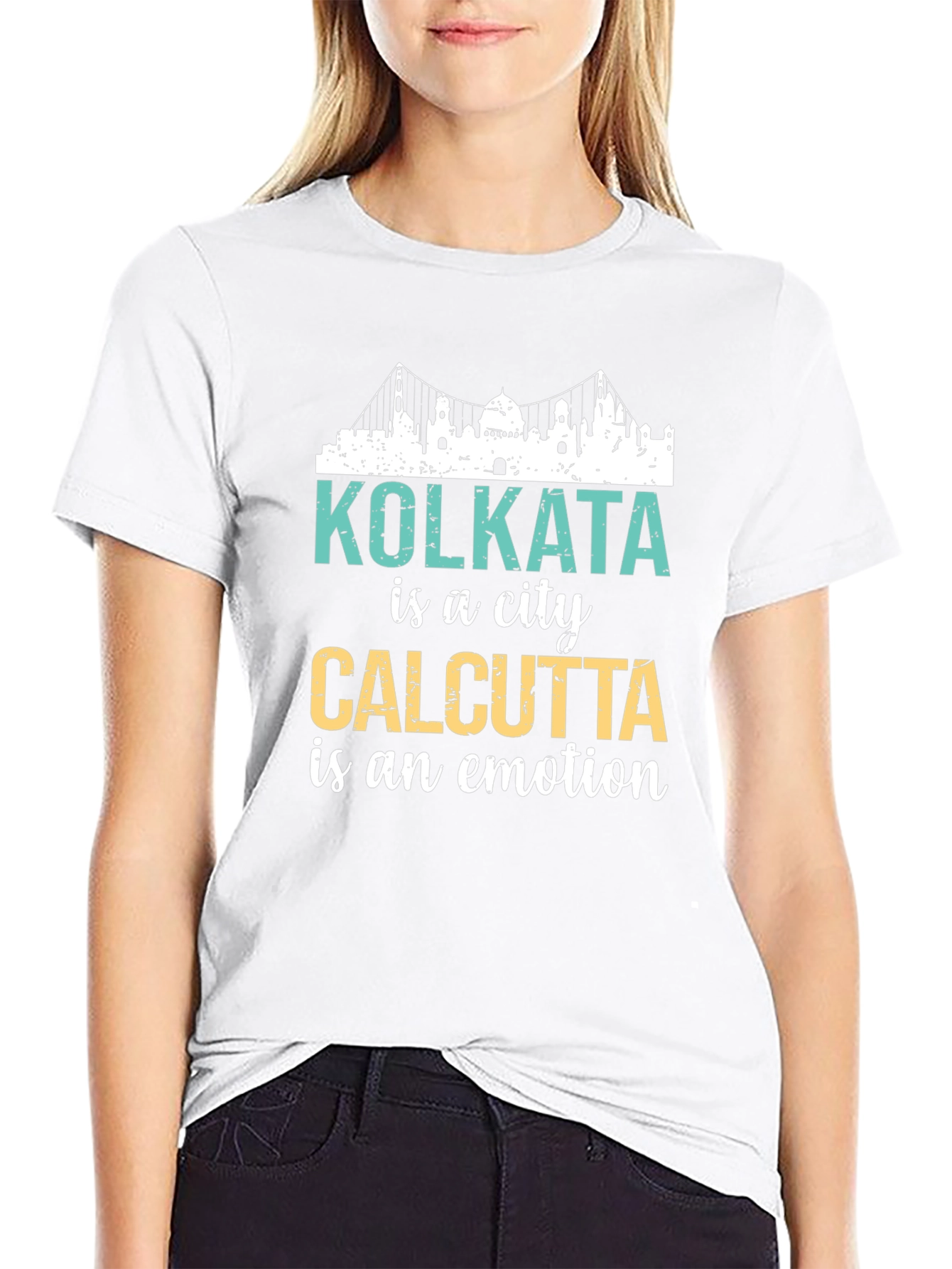 Kolkata Calcutta Emotion Graphic Tee