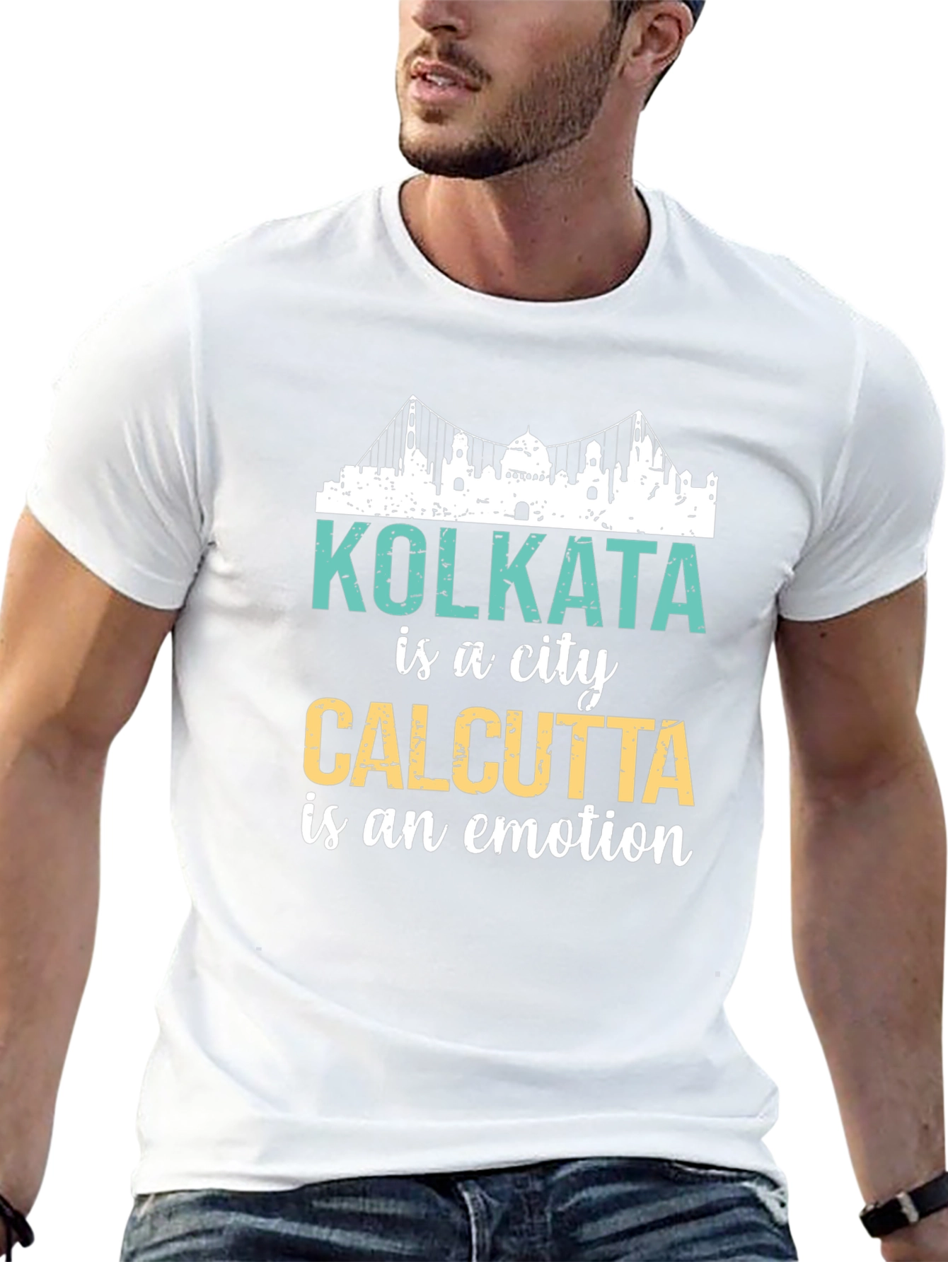 Kolkata Calcutta Emotion Graphic Tee