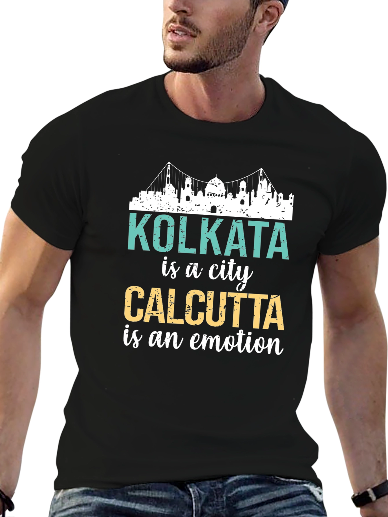 Kolkata Calcutta Emotion Graphic Tee