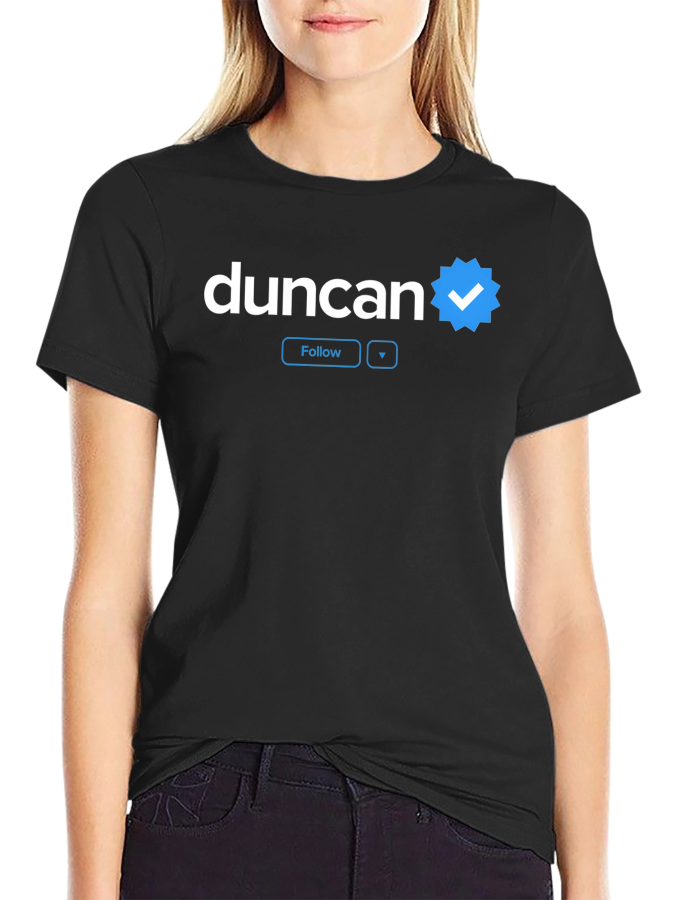 Duncan Verified T-Shirt - Stylish Social Media Inspired Tee