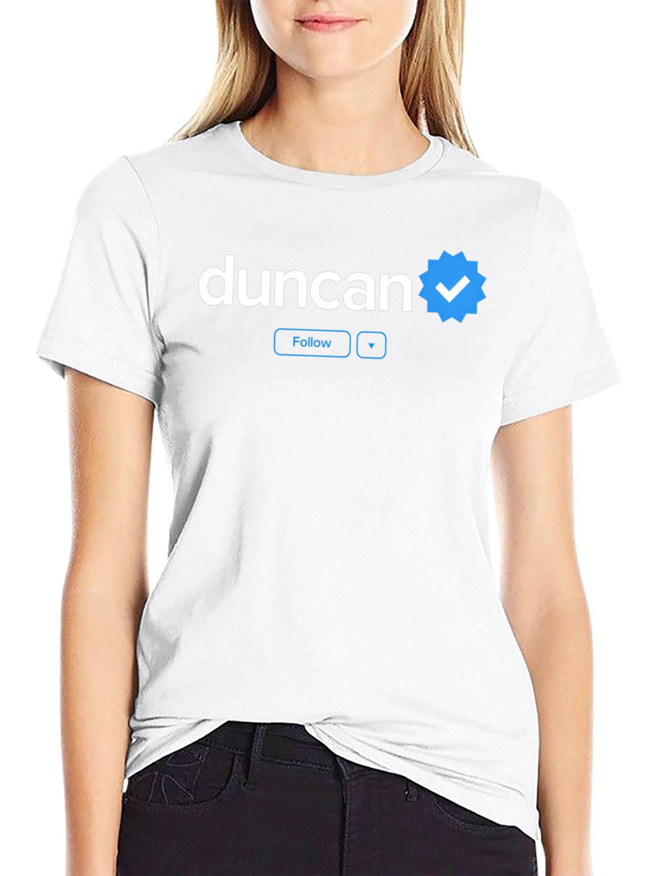 Duncan Verified T-Shirt - Stylish Social Media Inspired Tee
