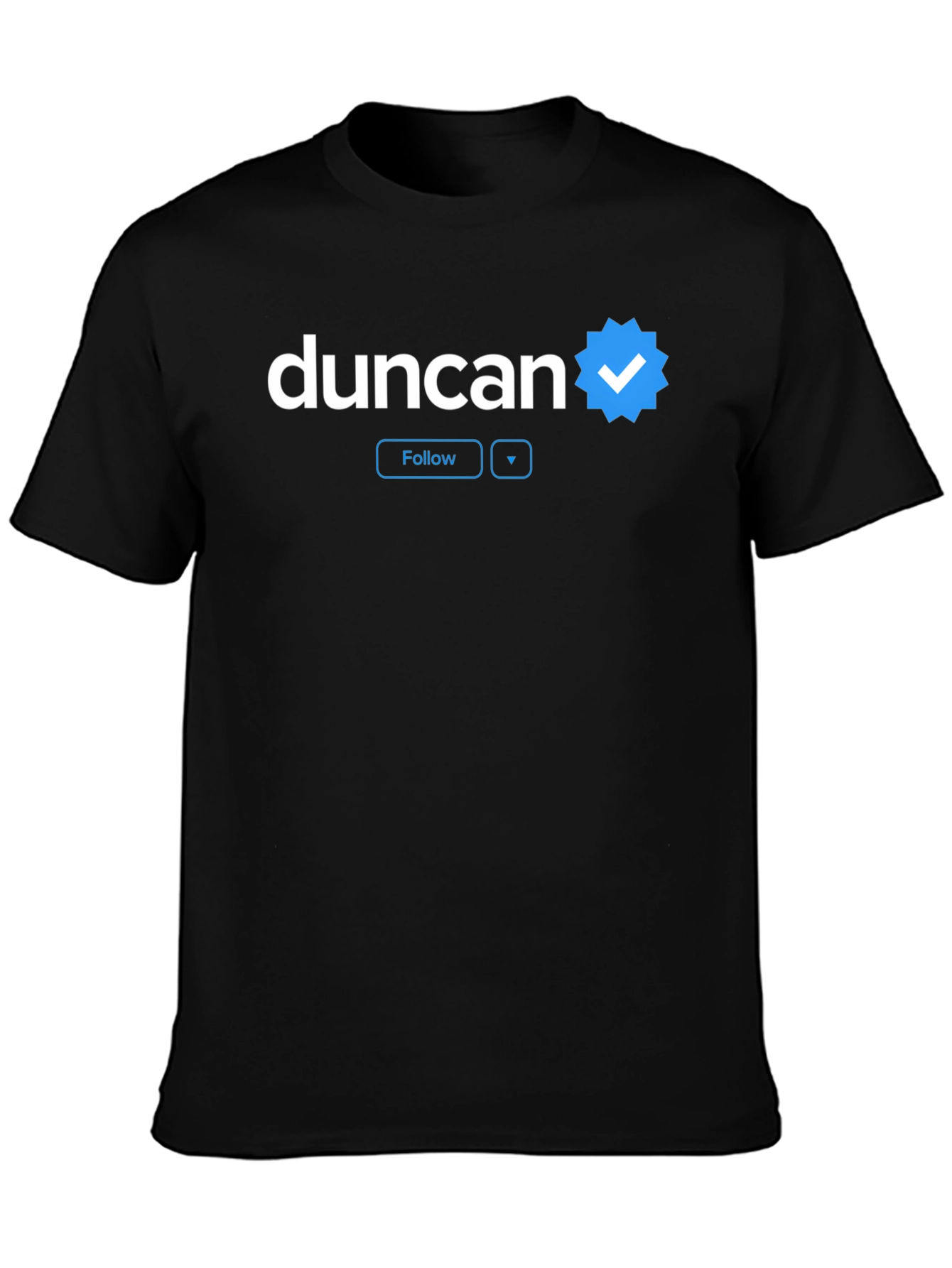 Duncan Verified T-Shirt - Stylish Social Media Inspired Tee