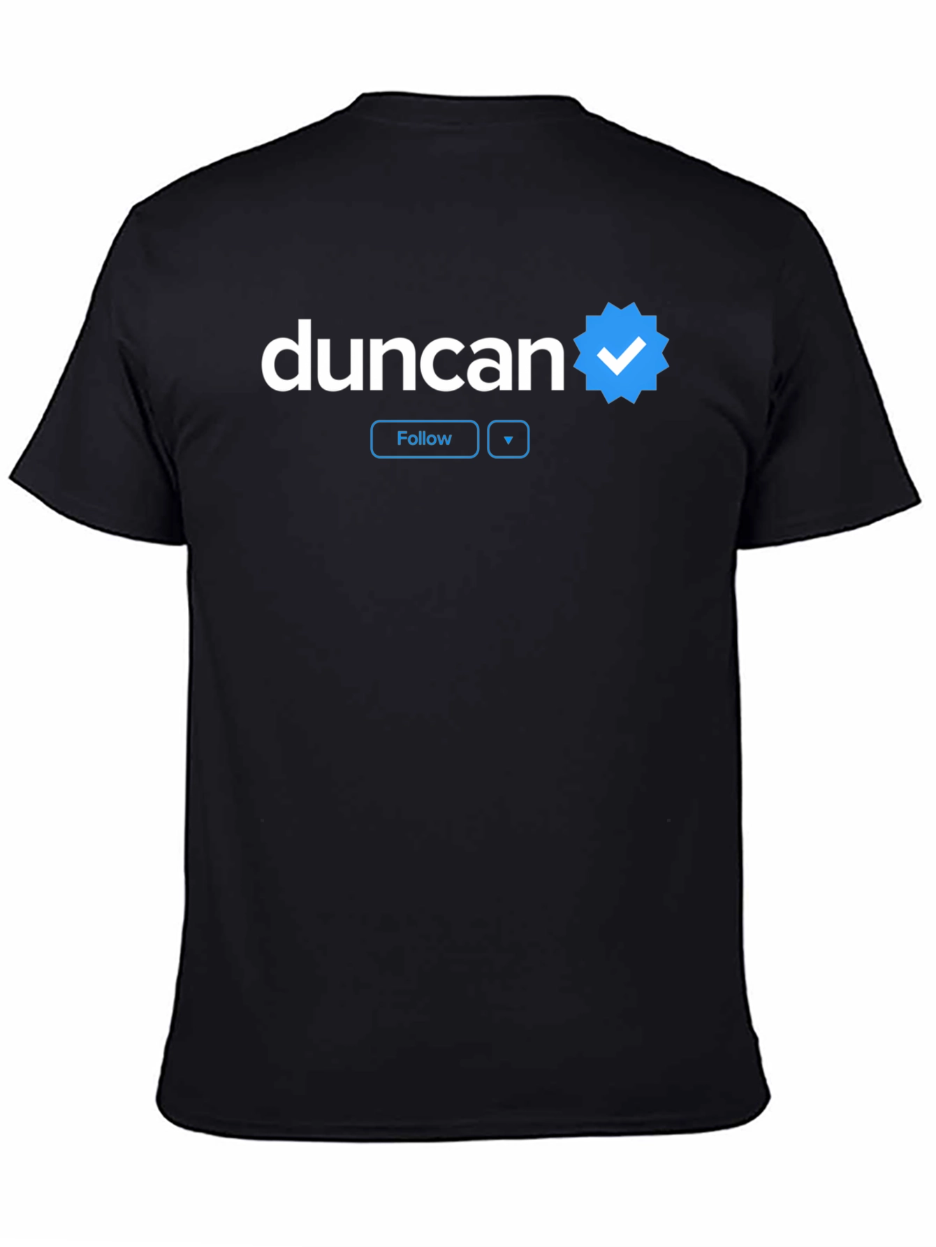 Duncan Verified T-Shirt - Stylish Social Media Inspired Tee