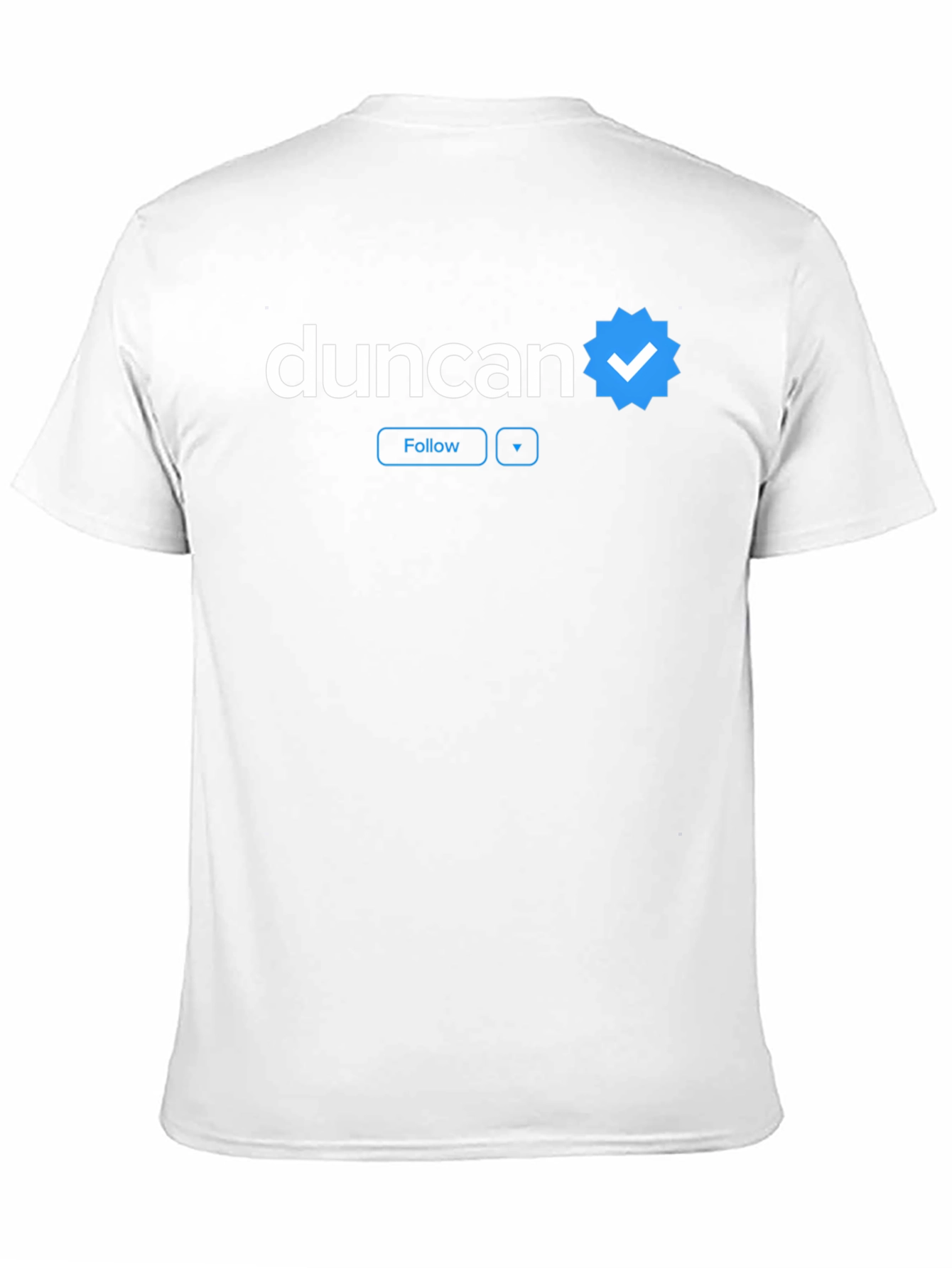 Duncan Verified T-Shirt - Stylish Social Media Inspired Tee