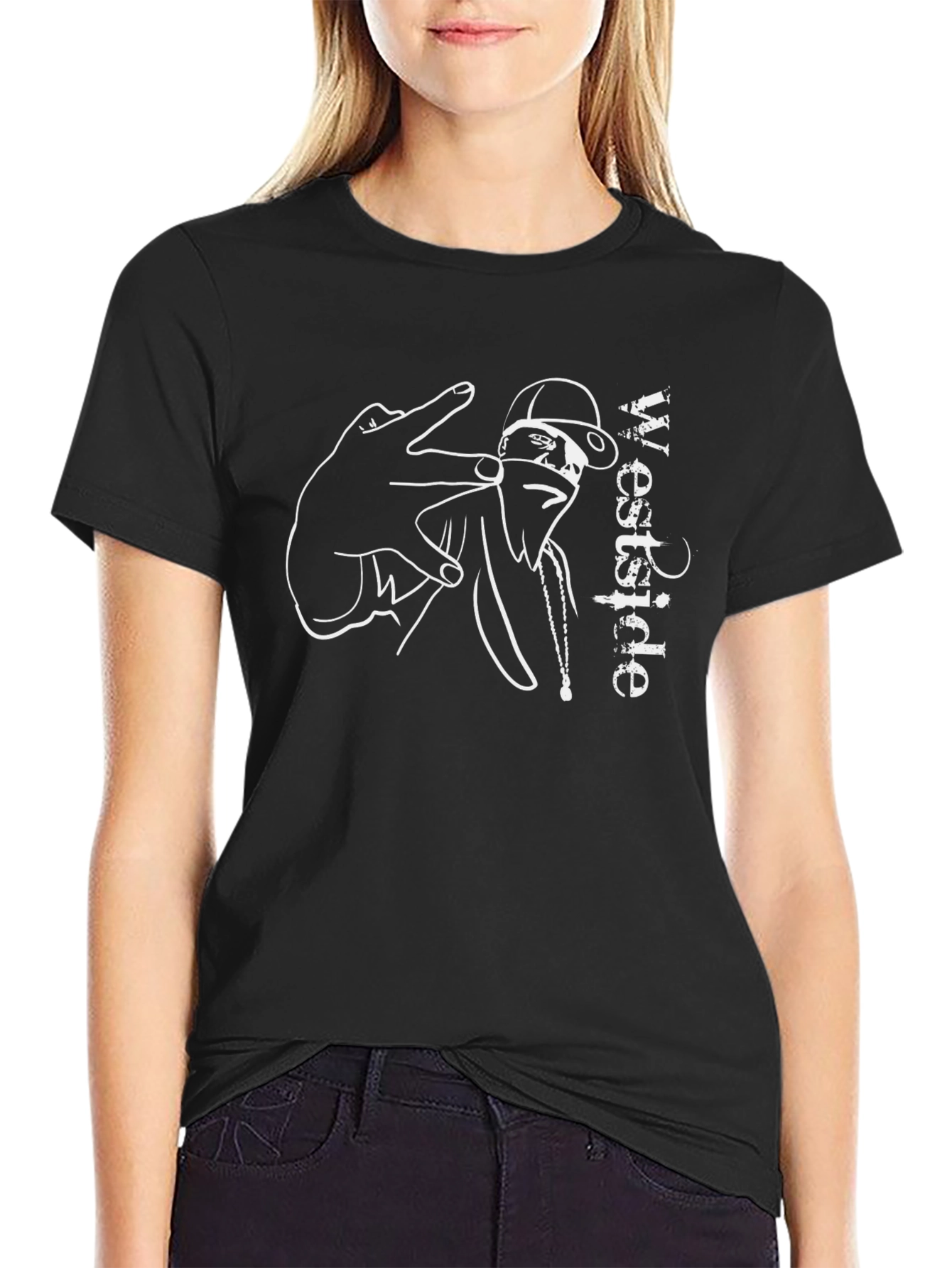 Westside Graphic Tee - Urban Style Black T-Shirt
