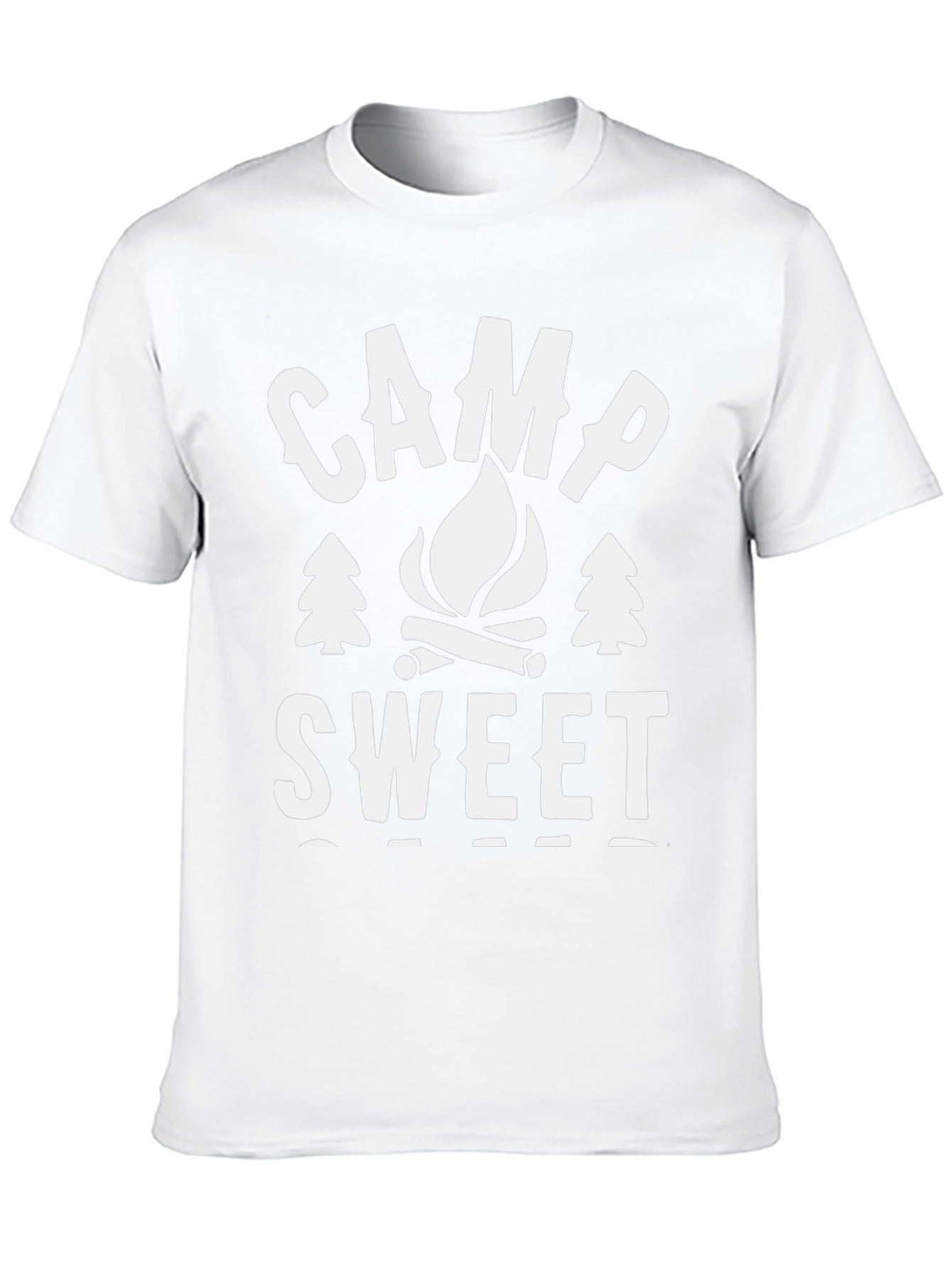 Camp Sweet T-Shirt - Black Camping Graphic Tee