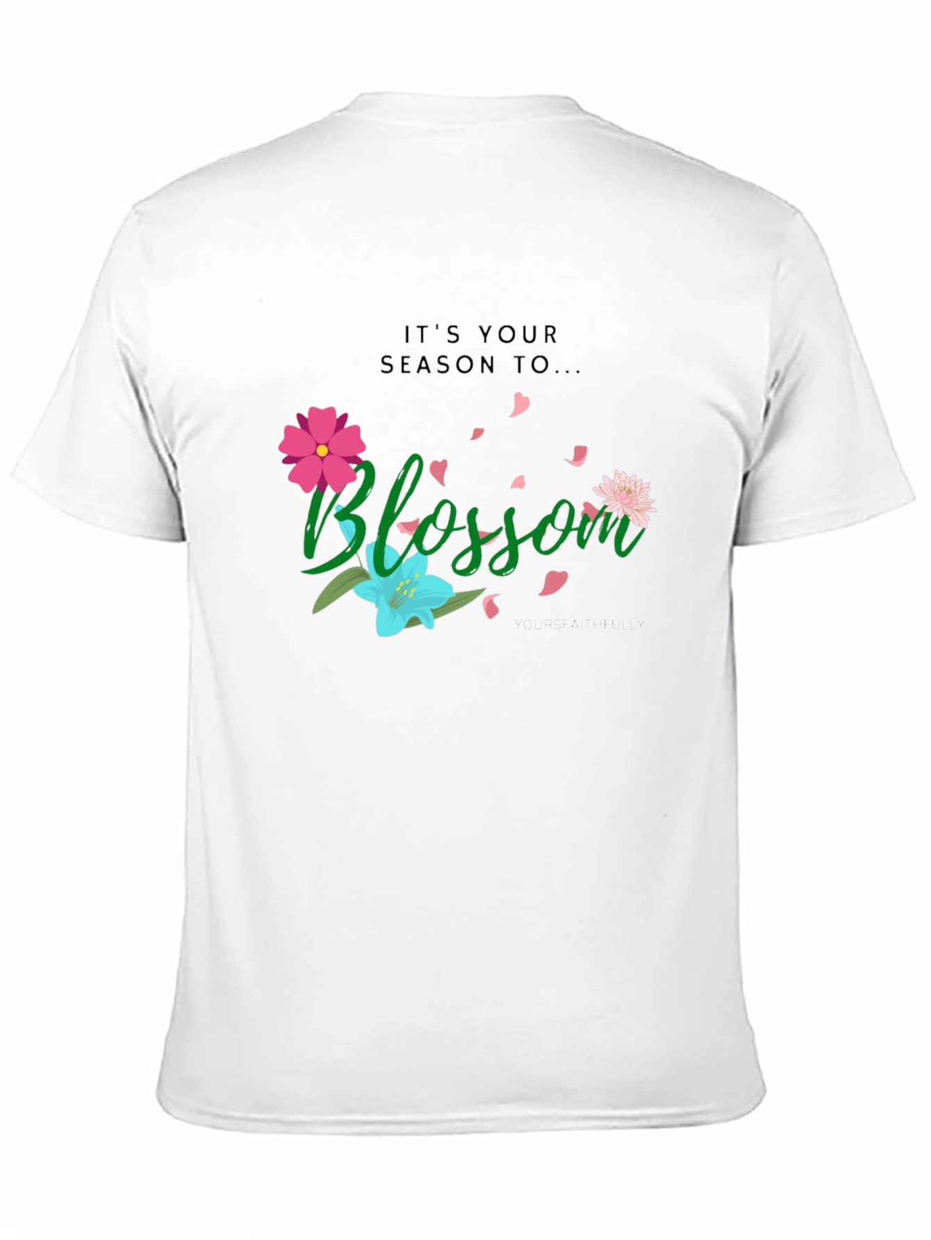 Blossom Graphic T-Shirt - Black