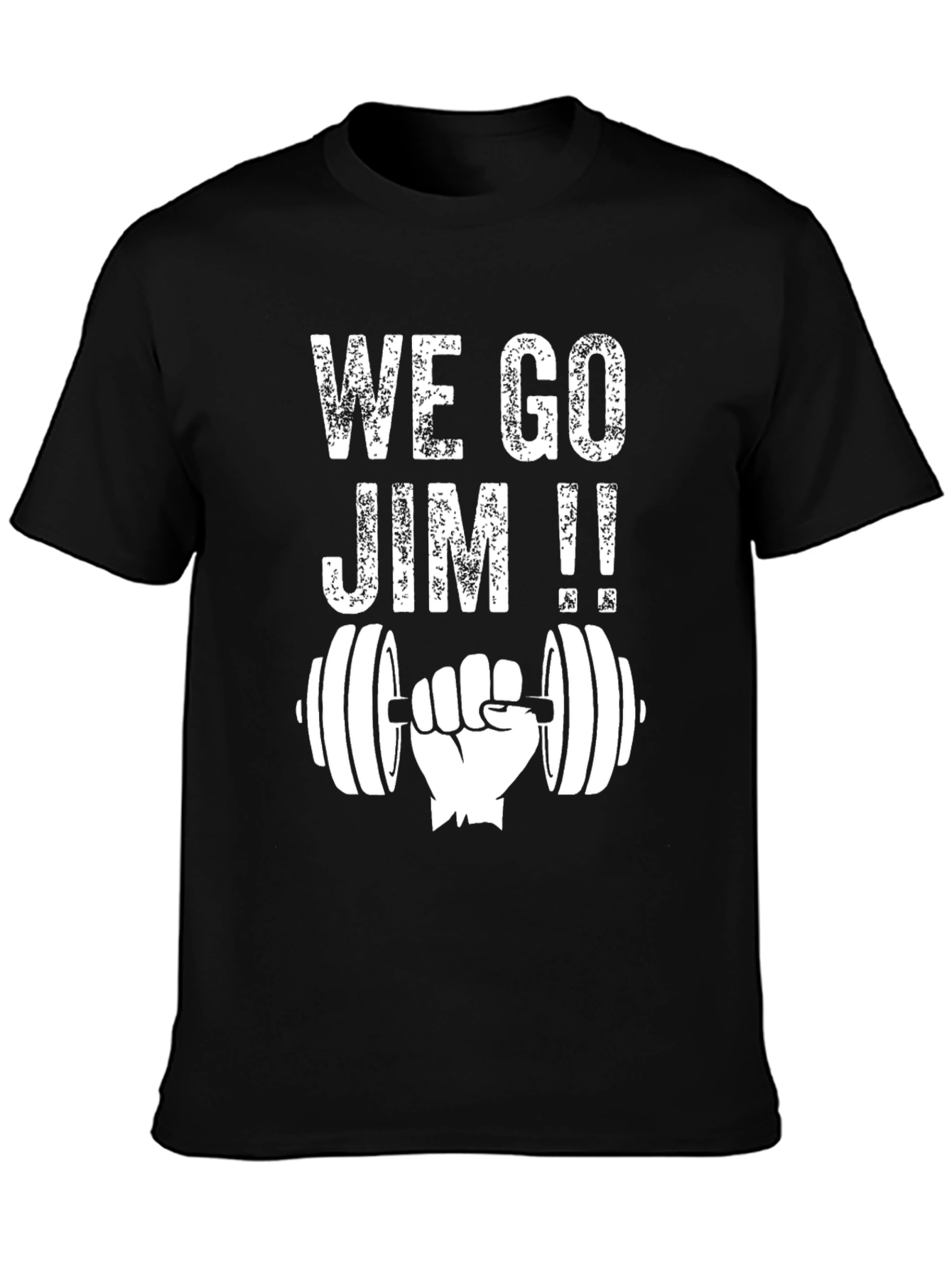 We Go Jim Funny Gym Workout T-Shirt