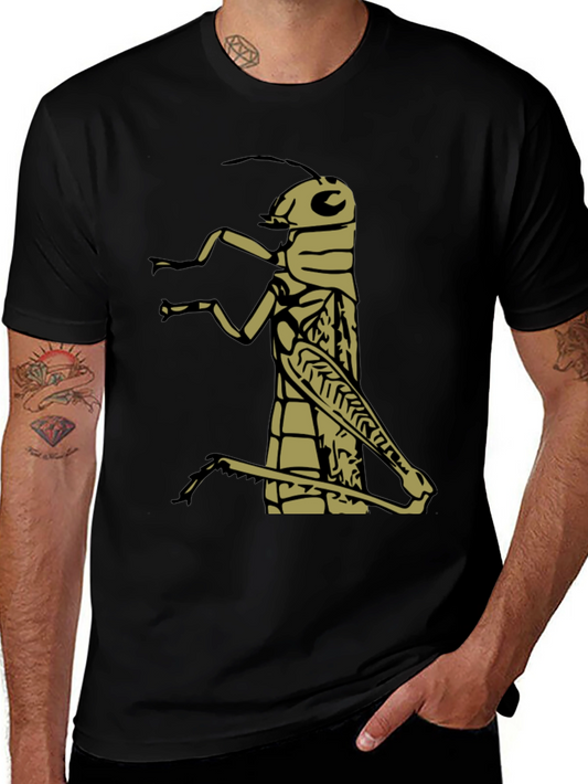 Grasshopper Graphic Tee - Cool Insect Design!
