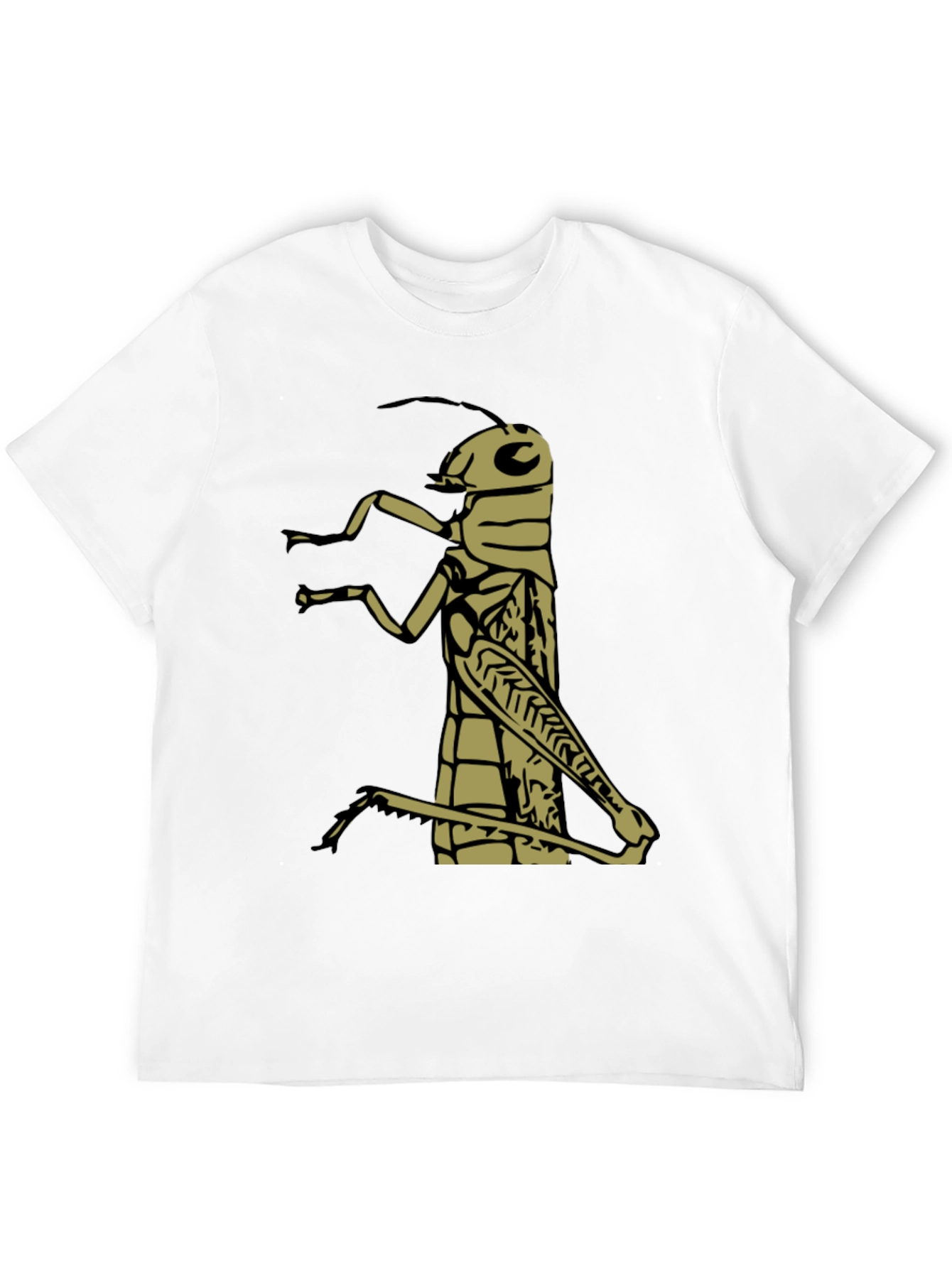 Grasshopper Graphic Tee - Cool Insect Design!