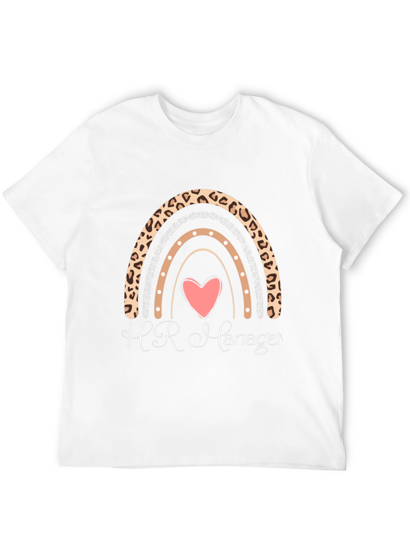 HR Manager Leopard Rainbow T-Shirt