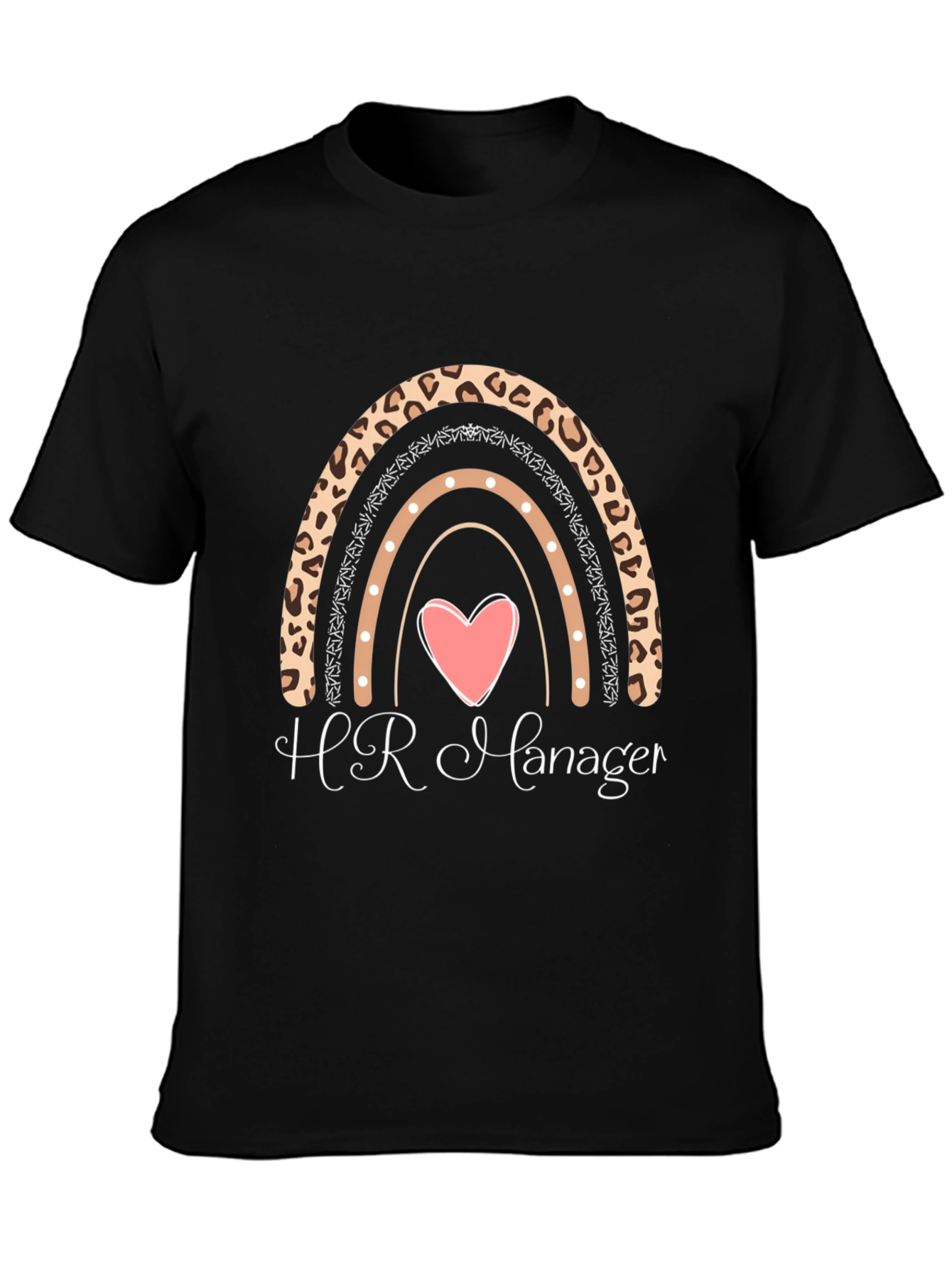 HR Manager Leopard Rainbow T-Shirt