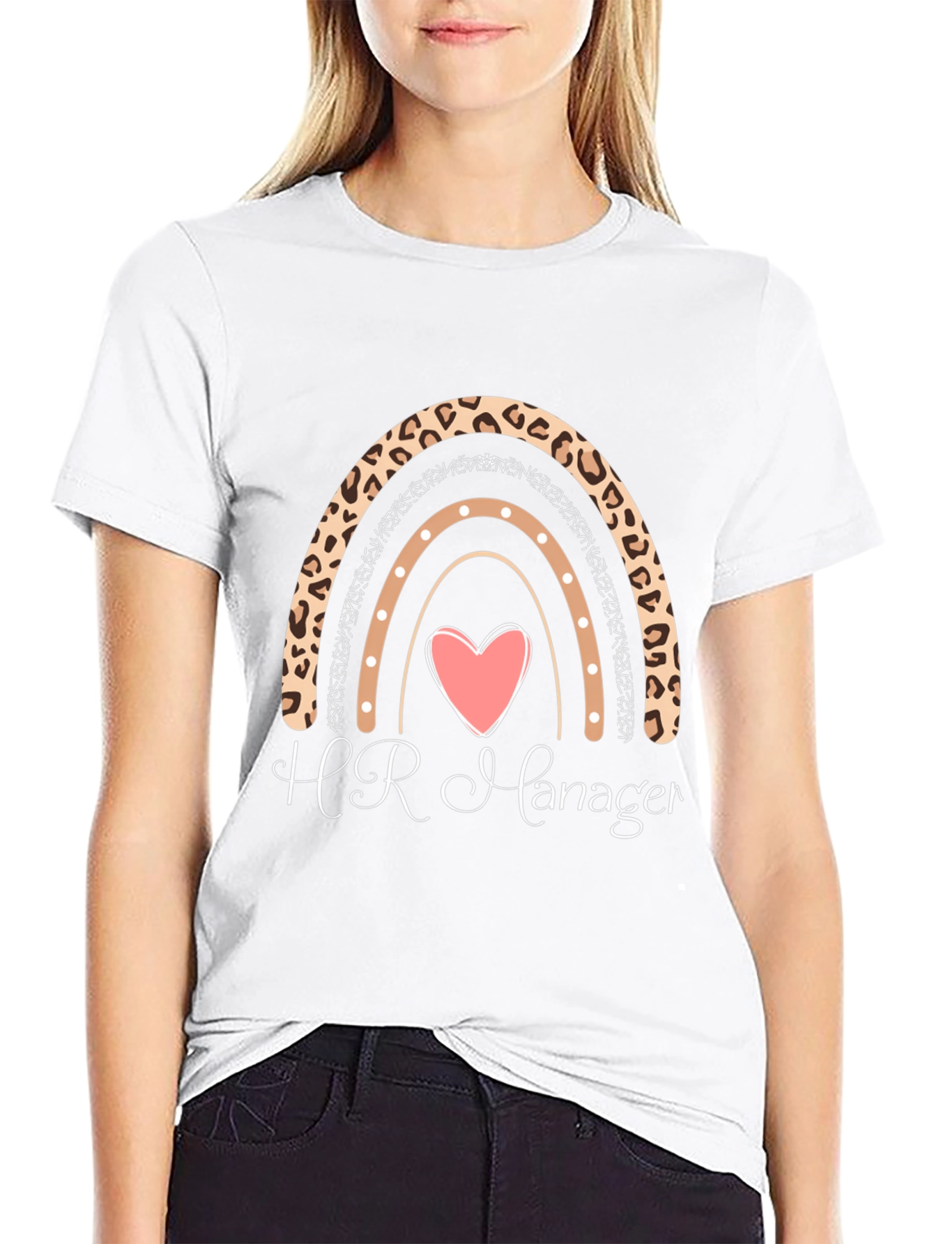 HR Manager Leopard Rainbow T-Shirt