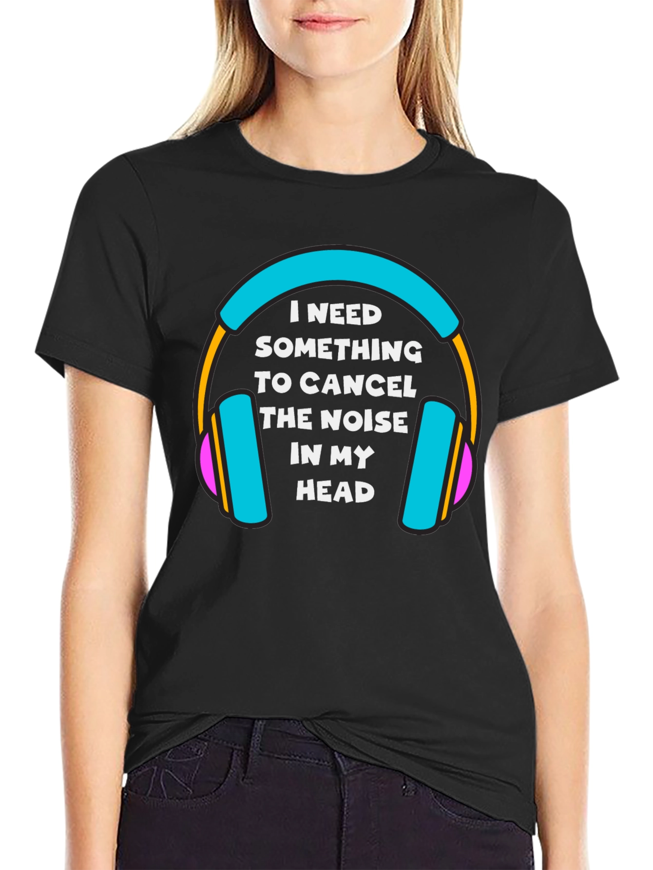 Noise Canceling Graphic Tee