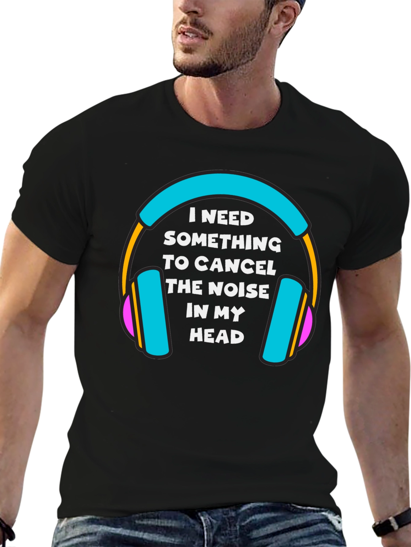 Noise Canceling Graphic Tee