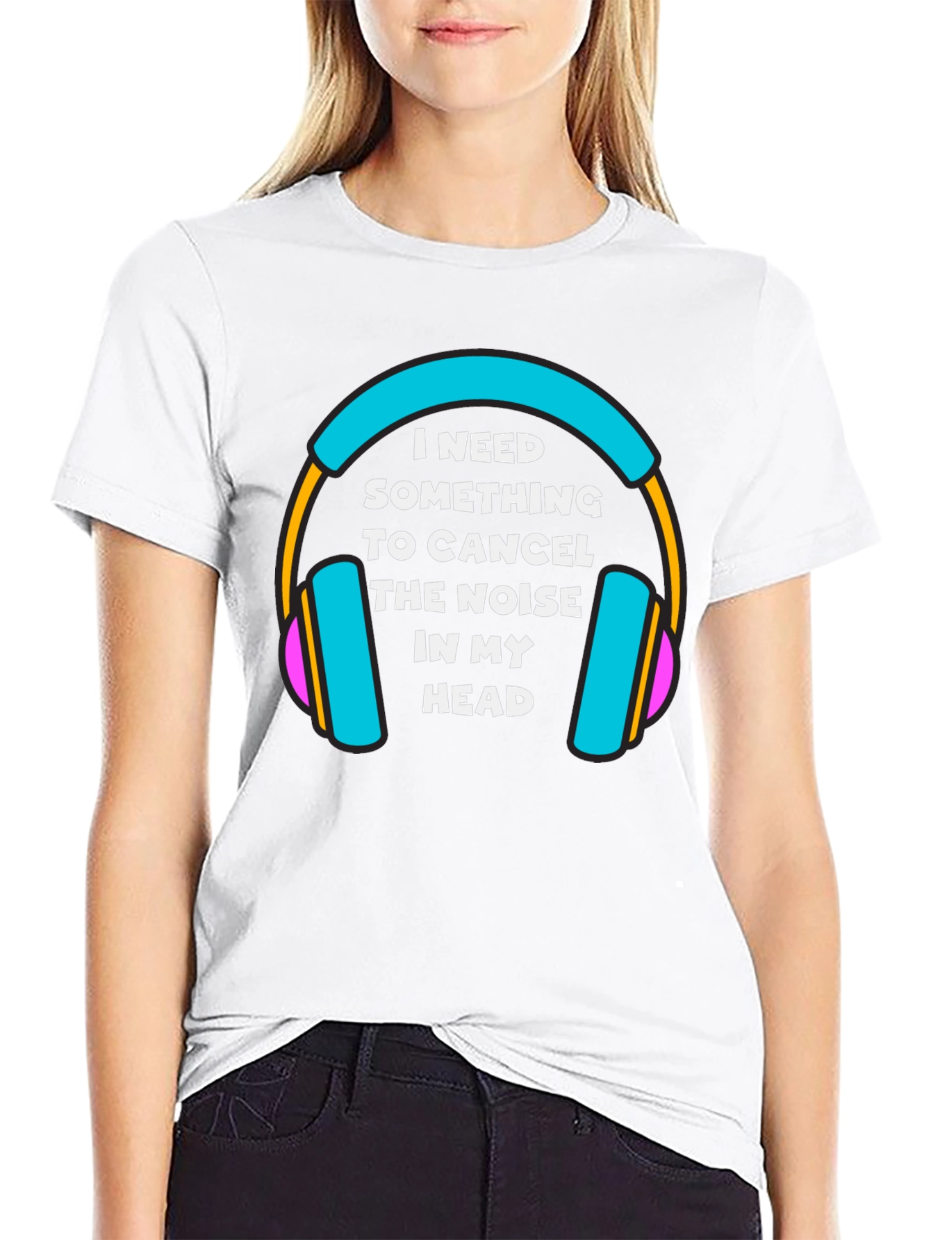 Noise Canceling Graphic Tee