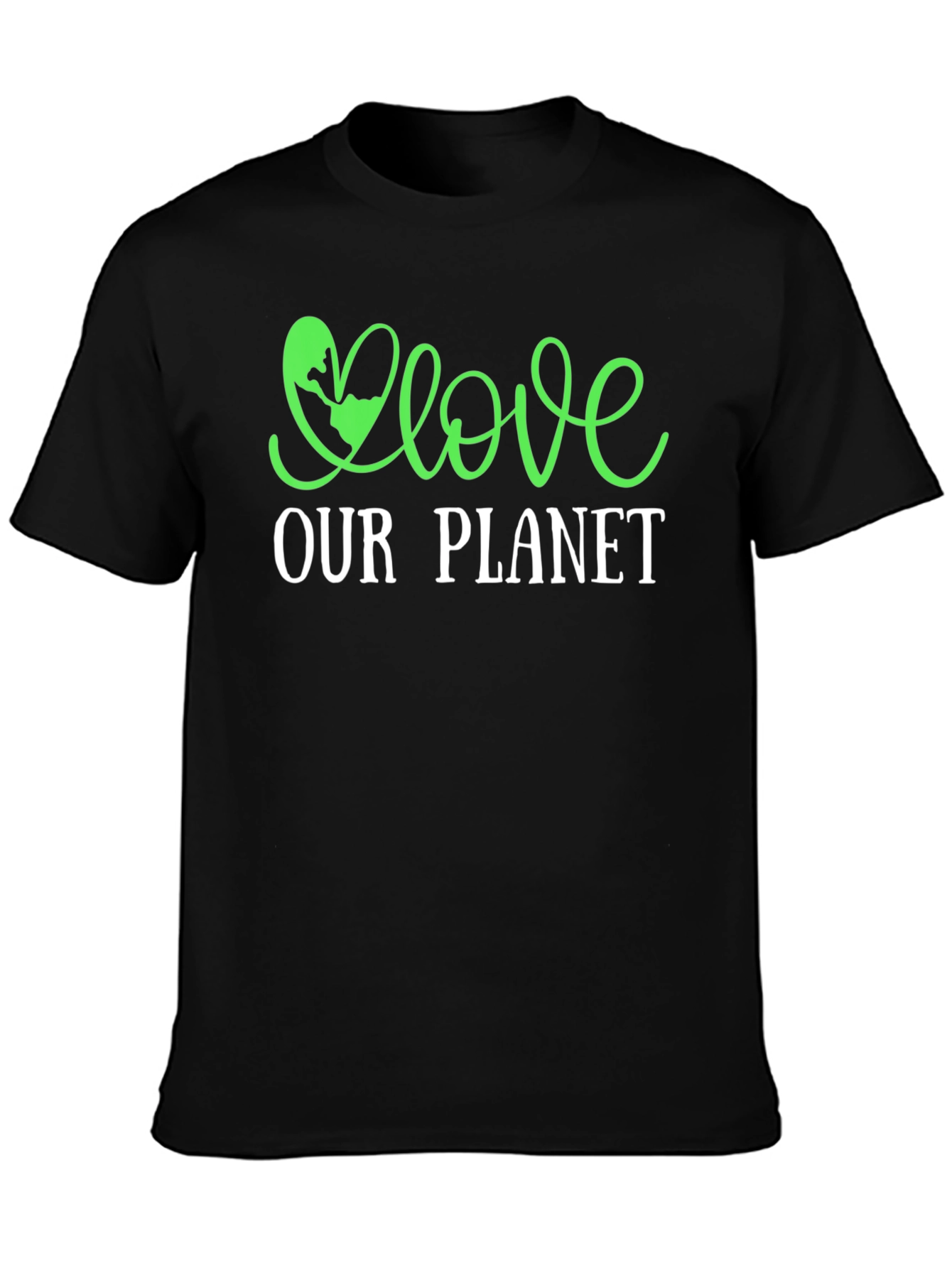 Love Our Planet Graphic T-Shirt - Eco-Friendly Design