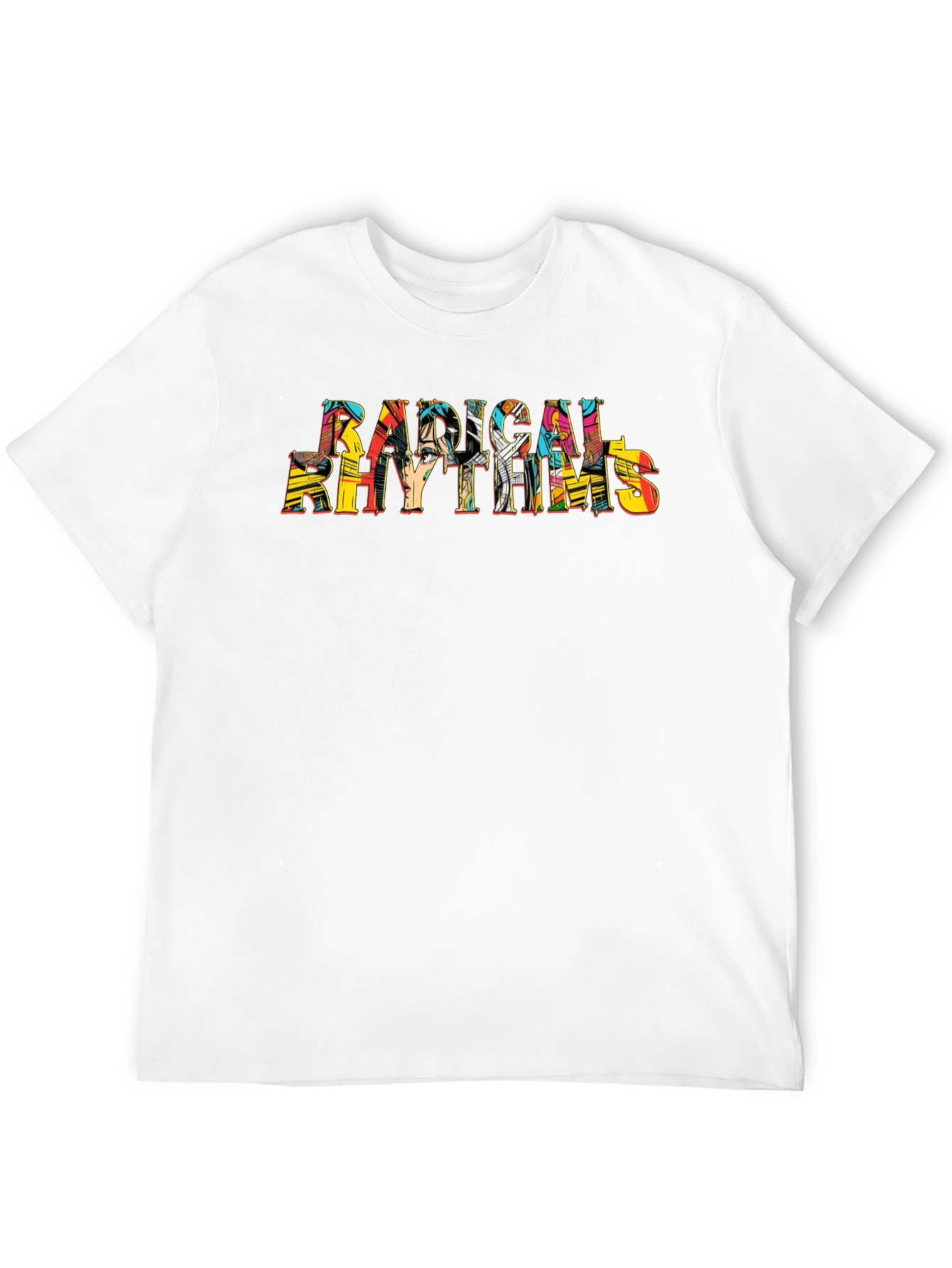 Radical Rhythms Graphic Black T-Shirt