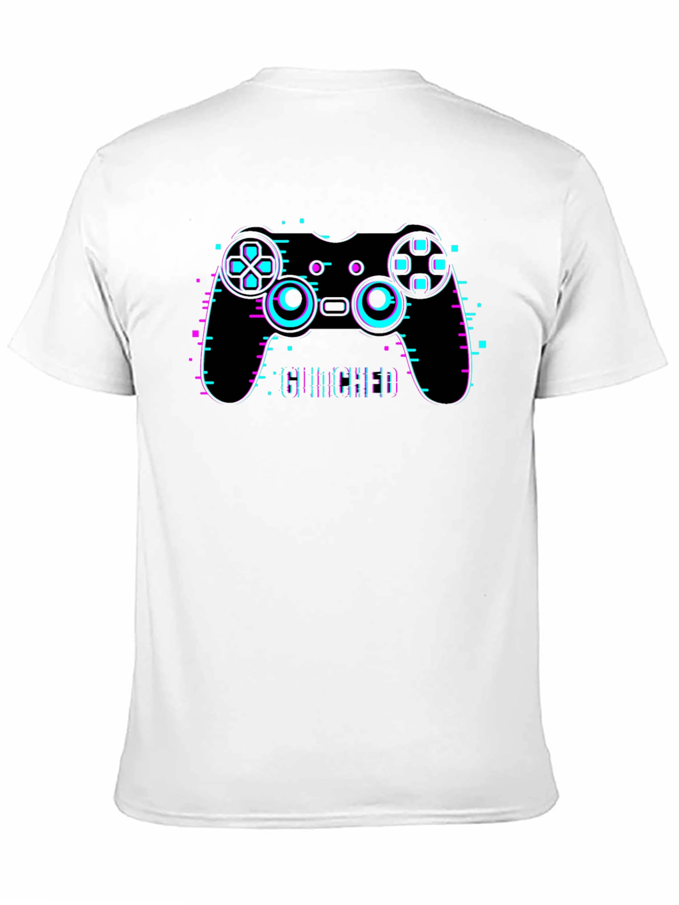 Glitch Controller Graphic Tee - Gamer Style