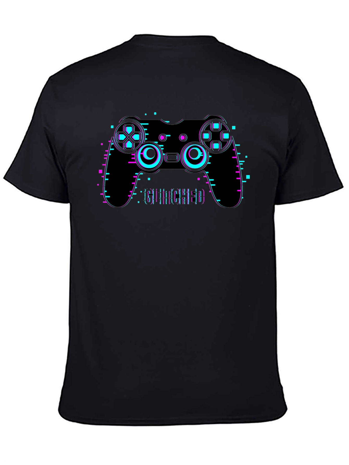 Glitch Controller Graphic Tee - Gamer Style