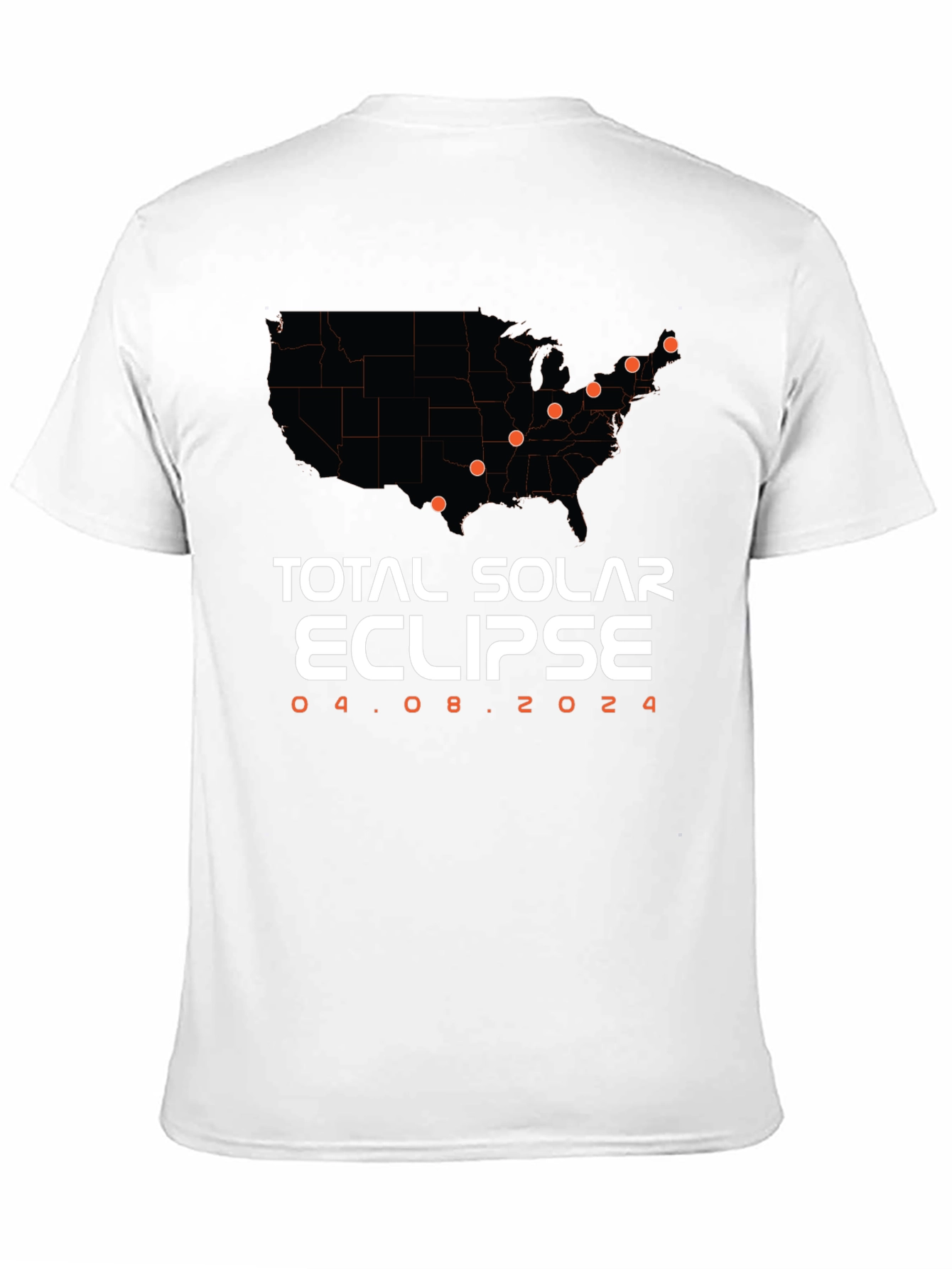 Total Solar Eclipse 04.08.2024 Graphic T-Shirt