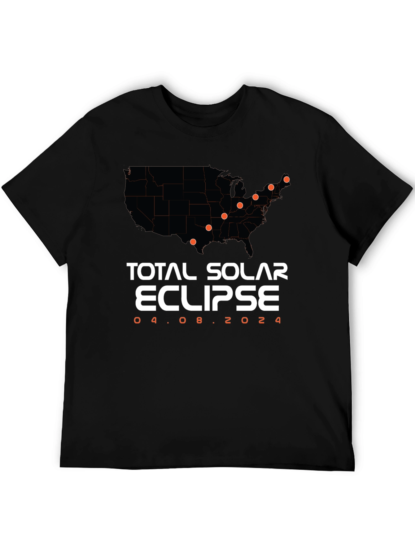 Total Solar Eclipse 04.08.2024 Graphic T-Shirt