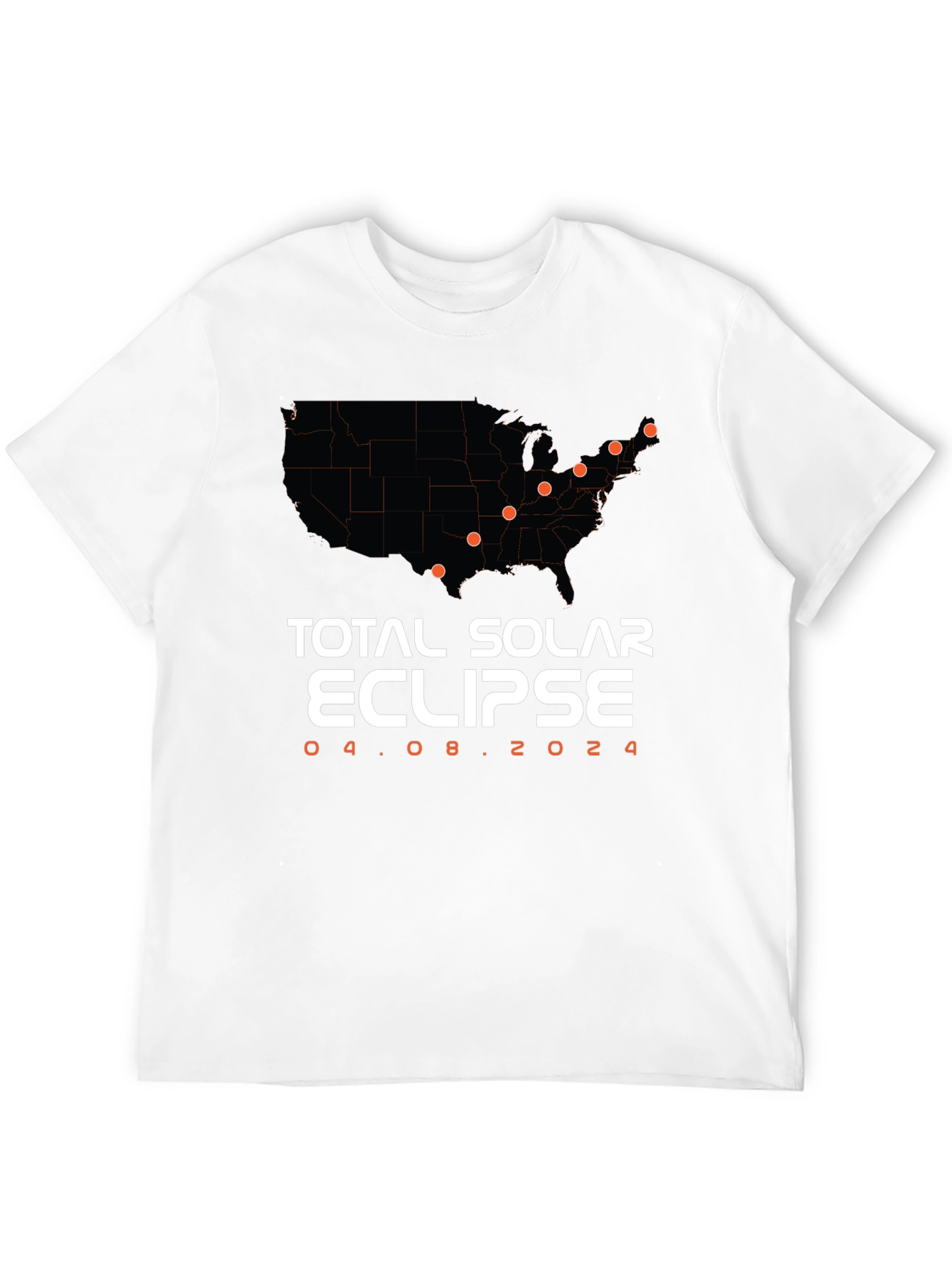 Total Solar Eclipse 04.08.2024 Graphic T-Shirt