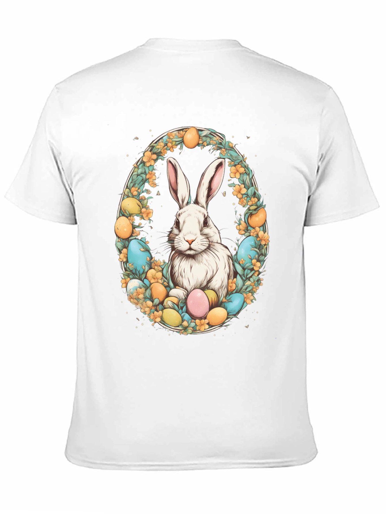 Easter Bunny Egg Wreath T-Shirt