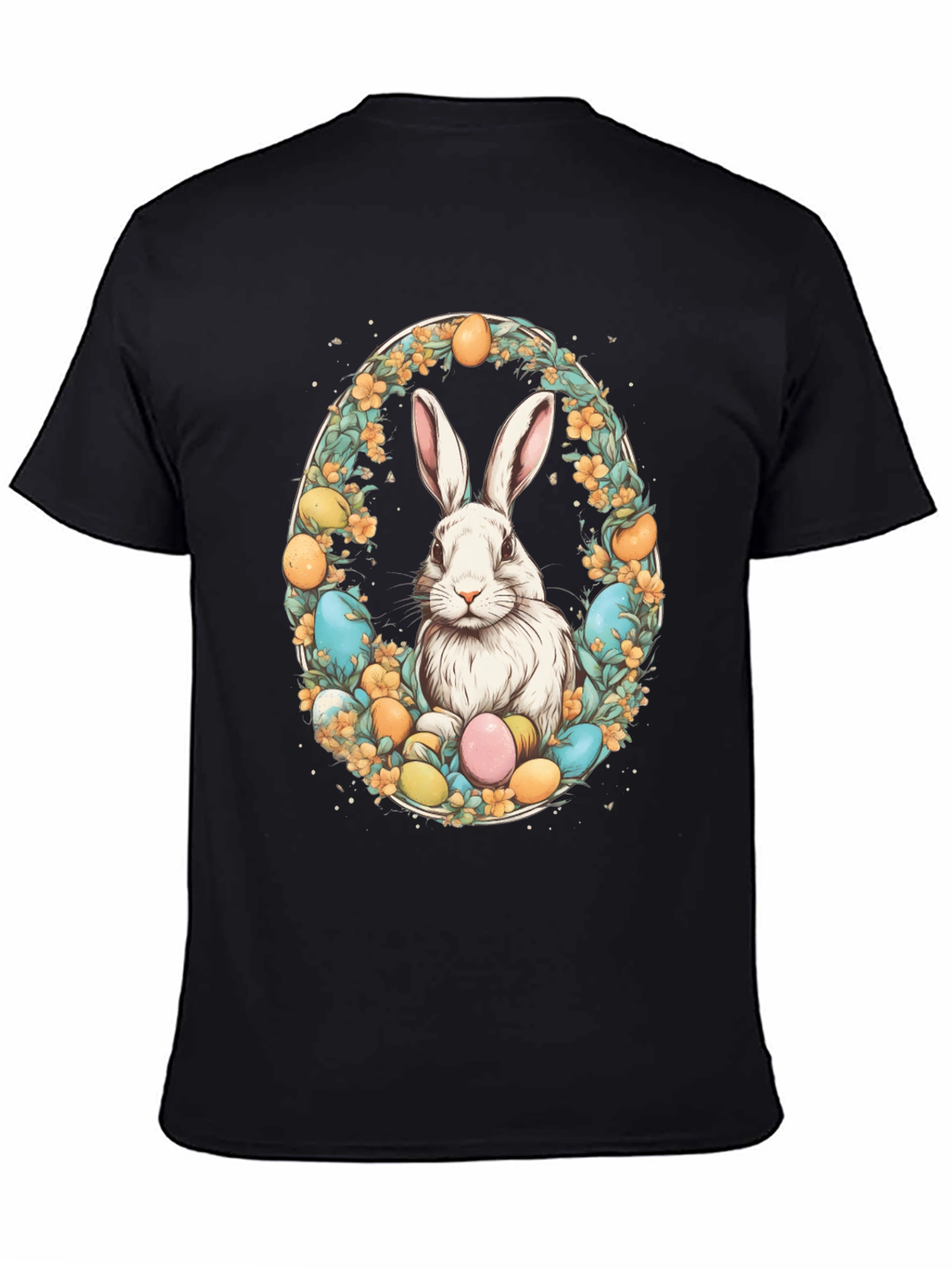 Easter Bunny Egg Wreath T-Shirt