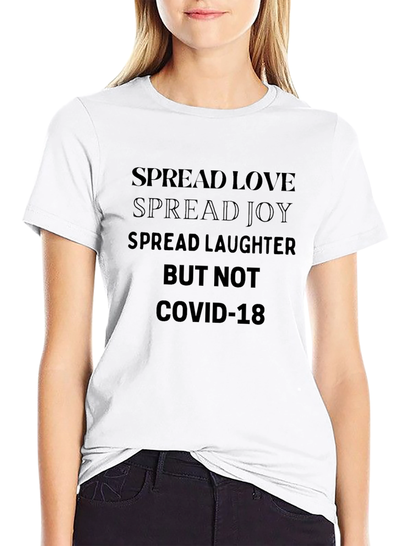 Spread Love Black T-Shirt