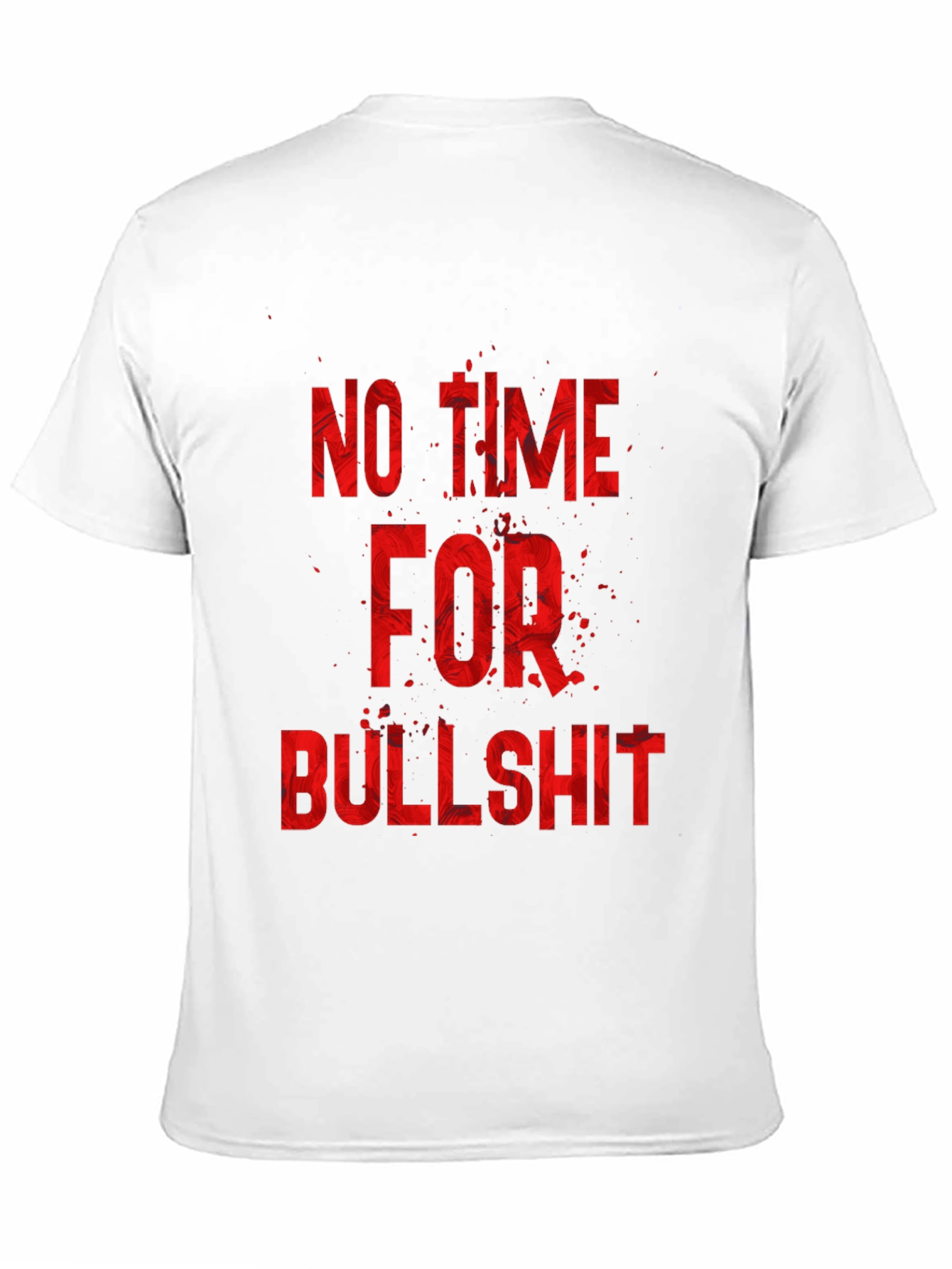 No Time For Bullshit Graphic Tee - Black