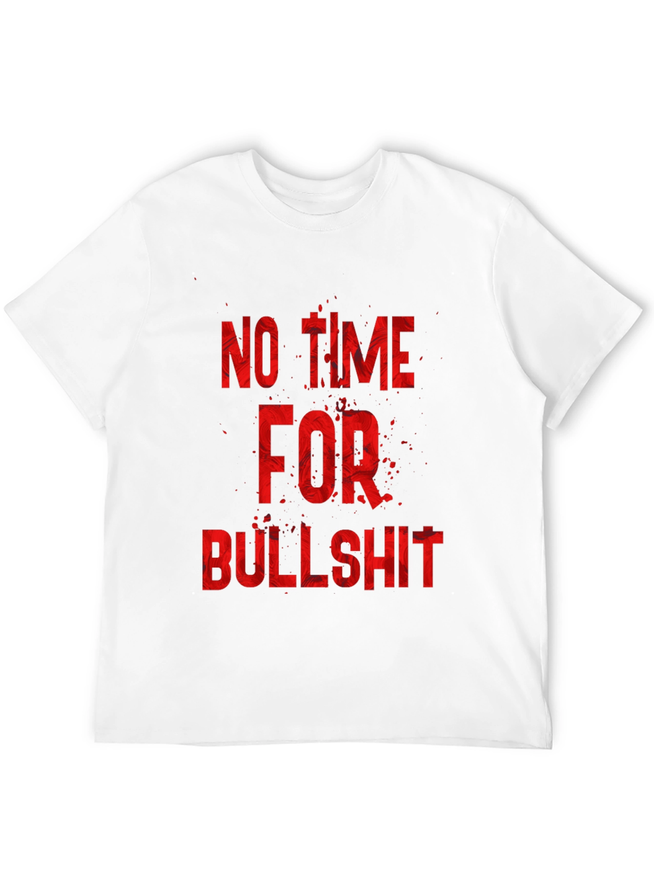 No Time For Bullshit Graphic Tee - Black