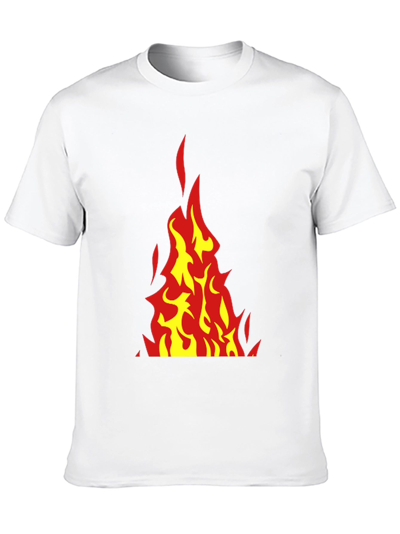 Flaming Hot Graphic T-Shirt - Black