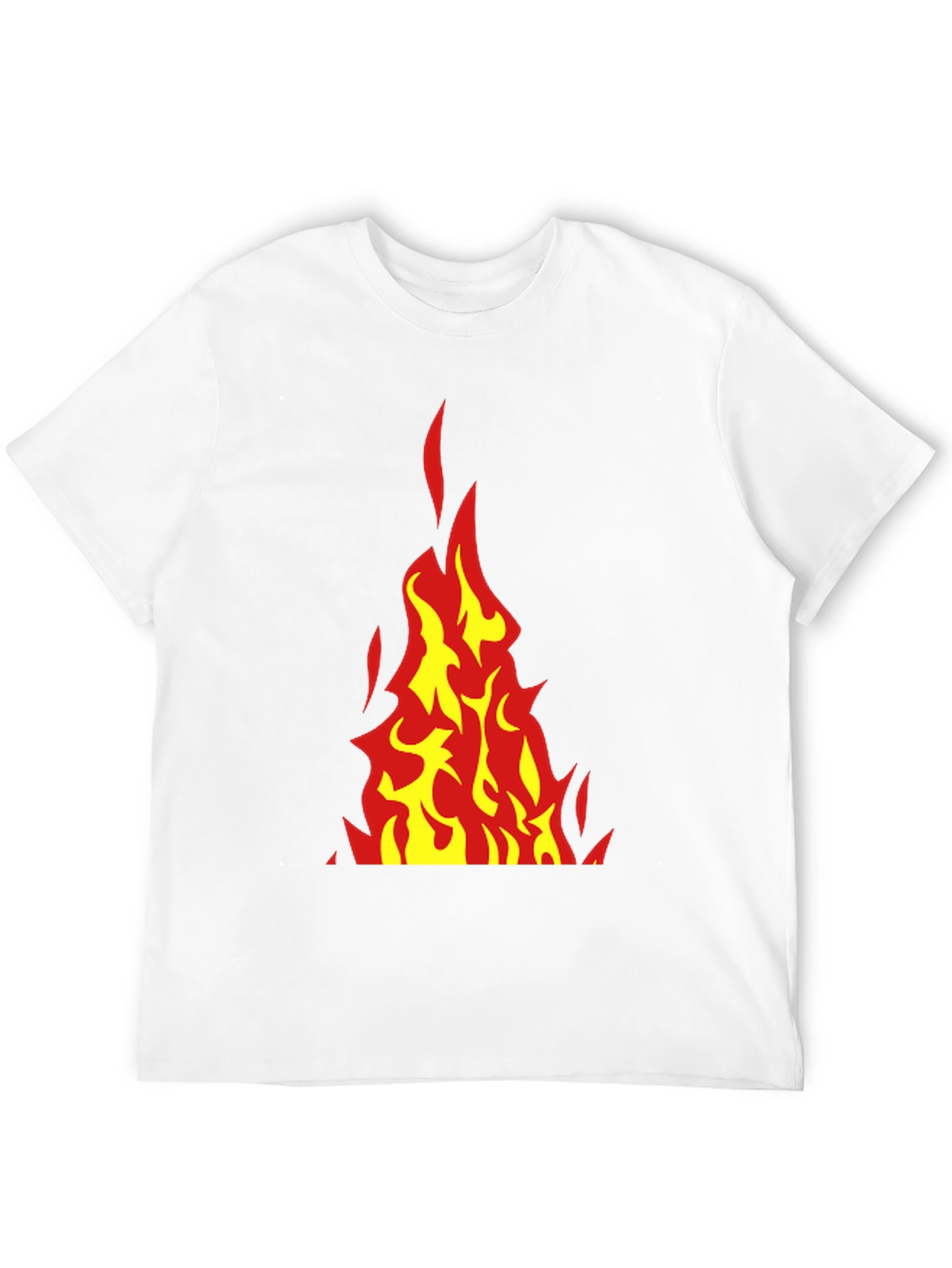 Flaming Hot Graphic T-Shirt - Black
