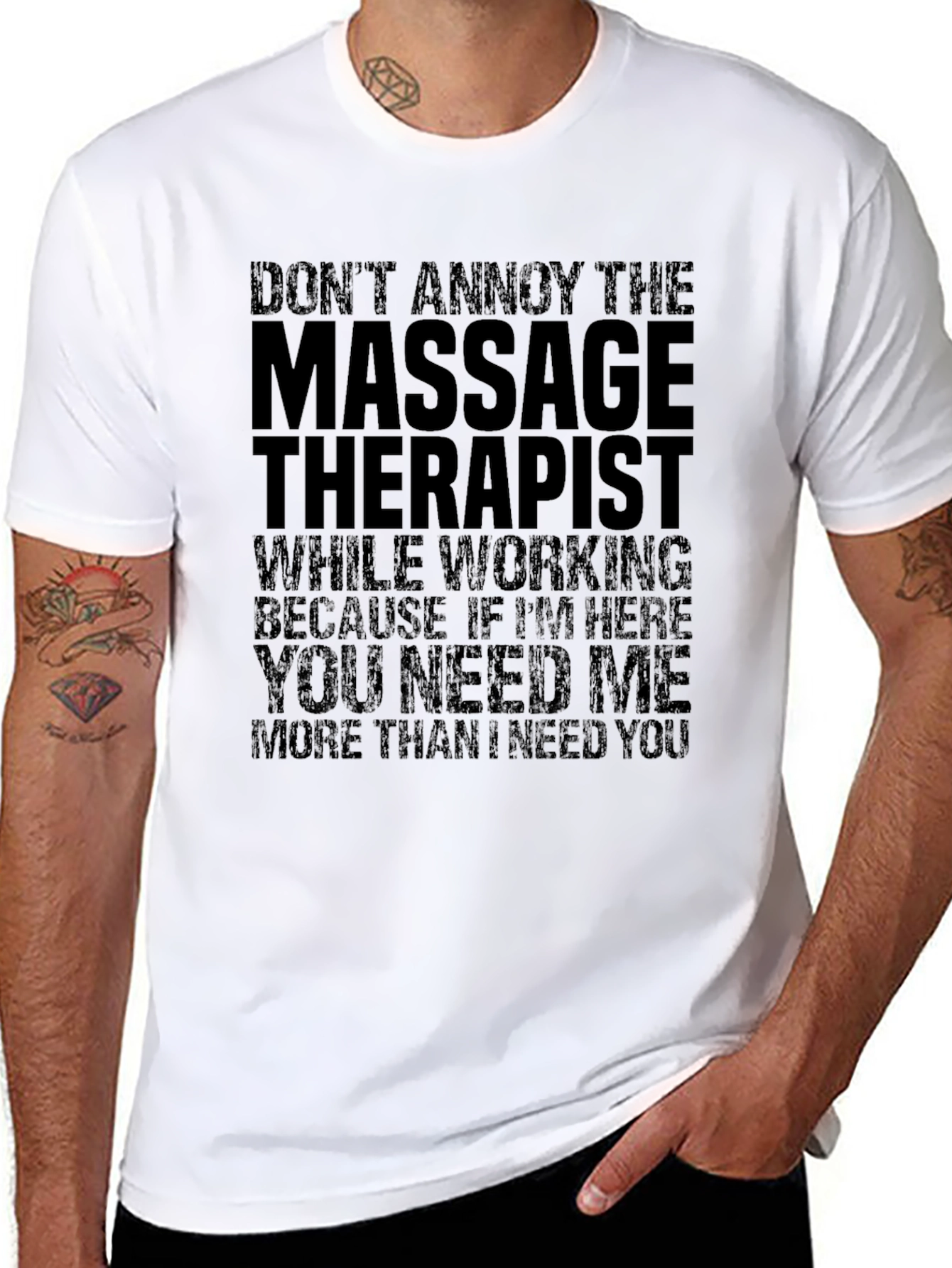 Massage Therapist Humor T-Shirt - Dont Annoy