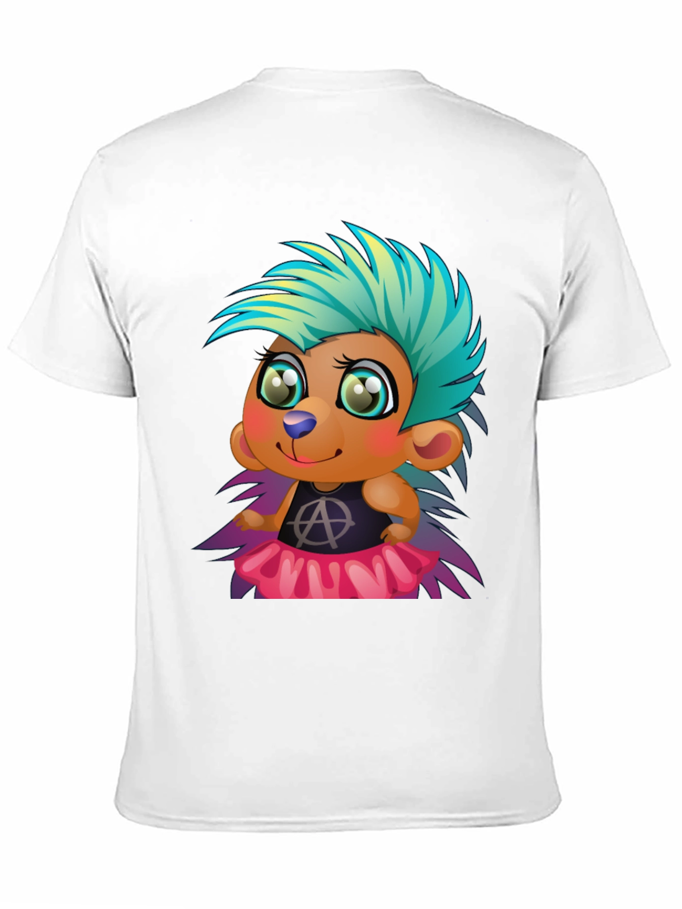 Punk Hedgehog Graphic Tee