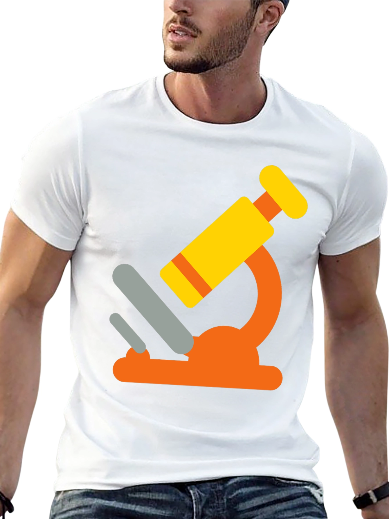 Fun Science Microscope Graphic T-Shirt
