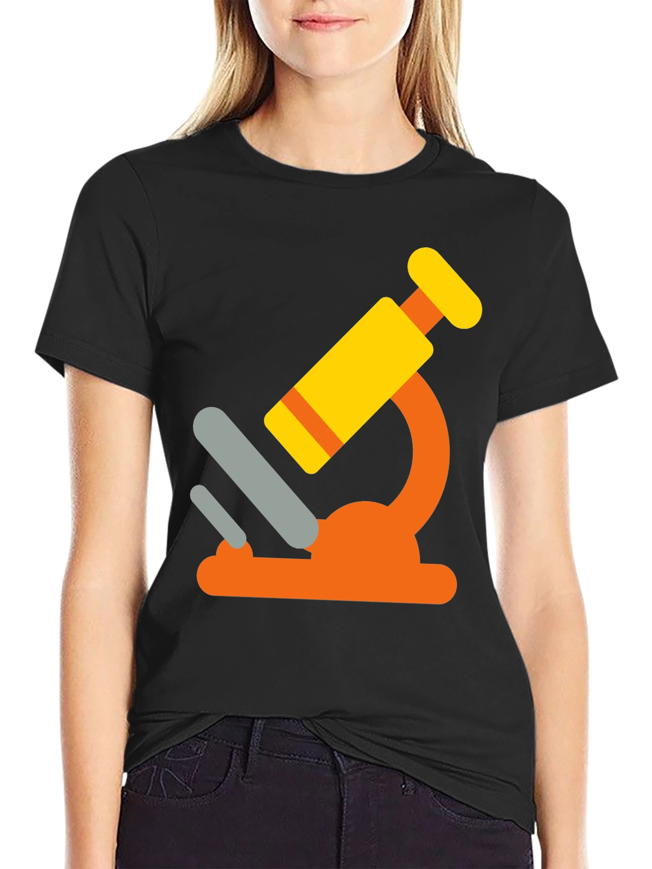 Fun Science Microscope Graphic T-Shirt