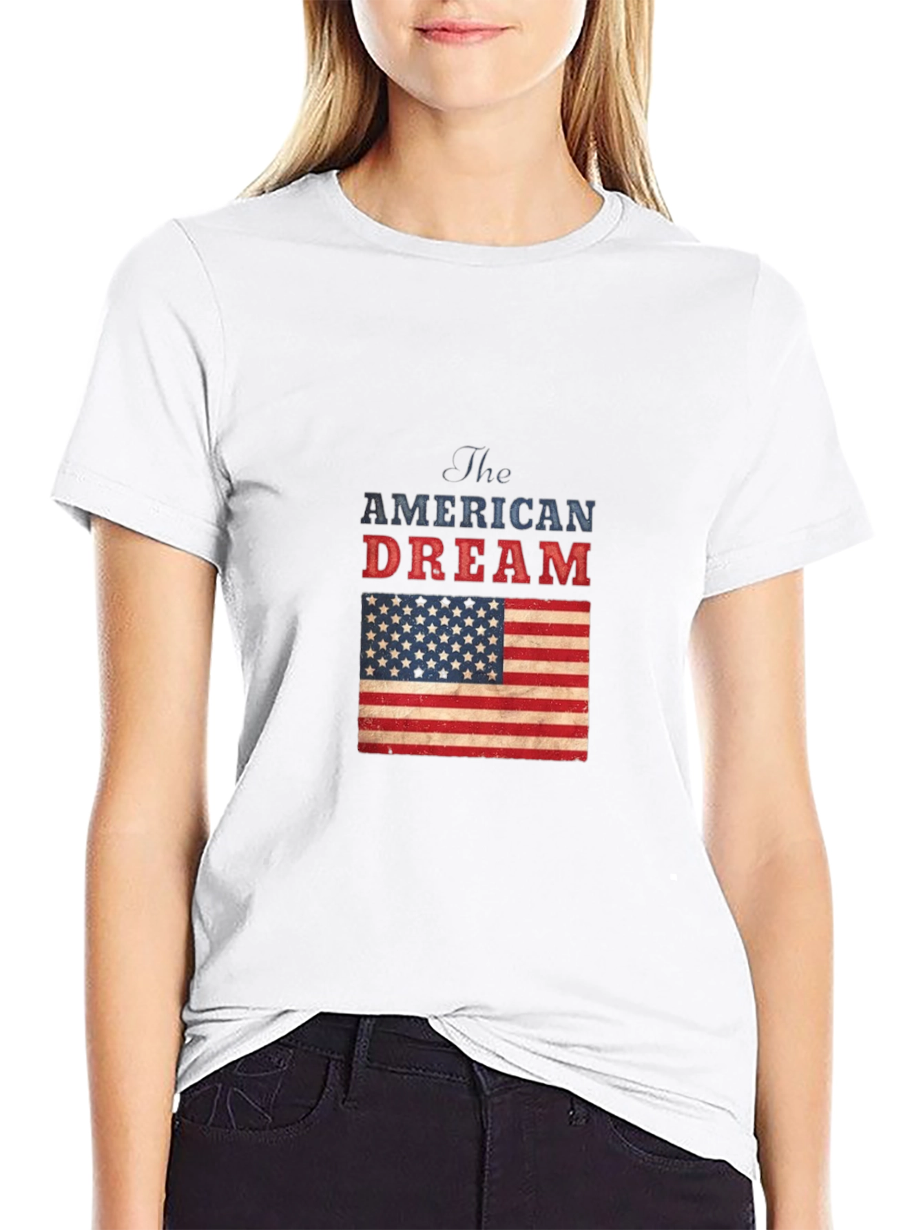 American Dream T-Shirt - USA Flag Patriotic Tee