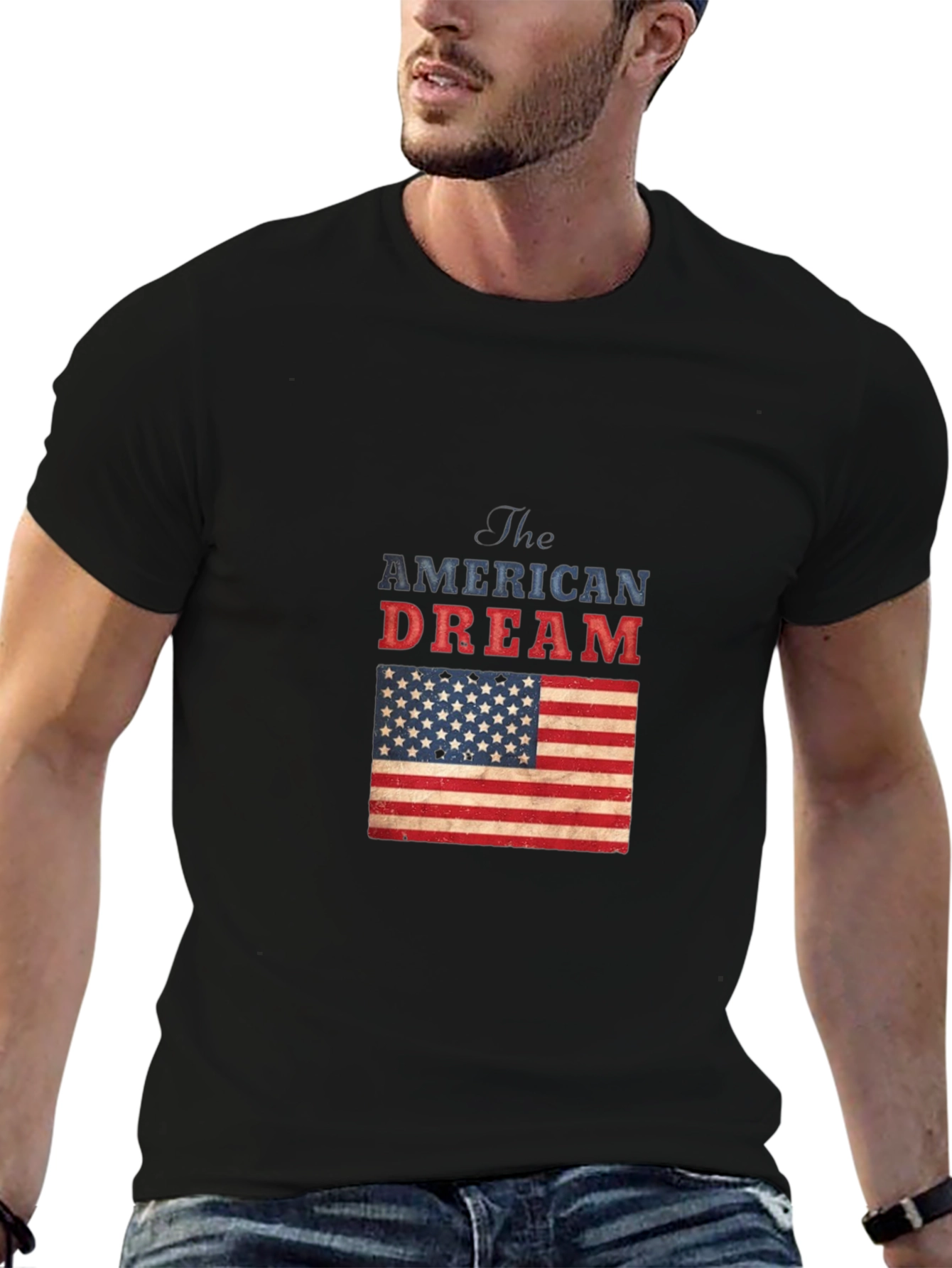 American Dream T-Shirt - USA Flag Patriotic Tee