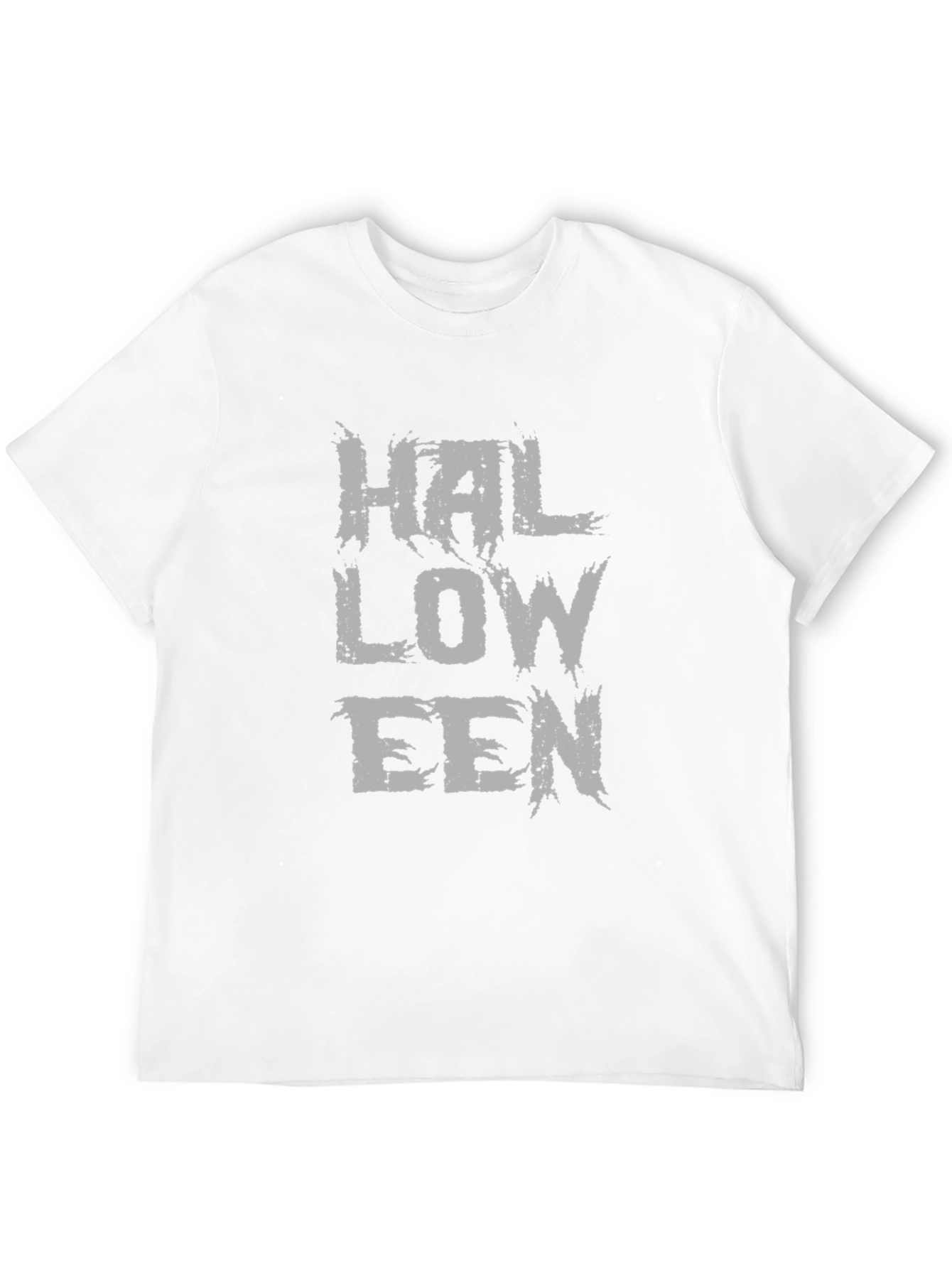 Halloween Black T-Shirt - Distressed Graphic Tee