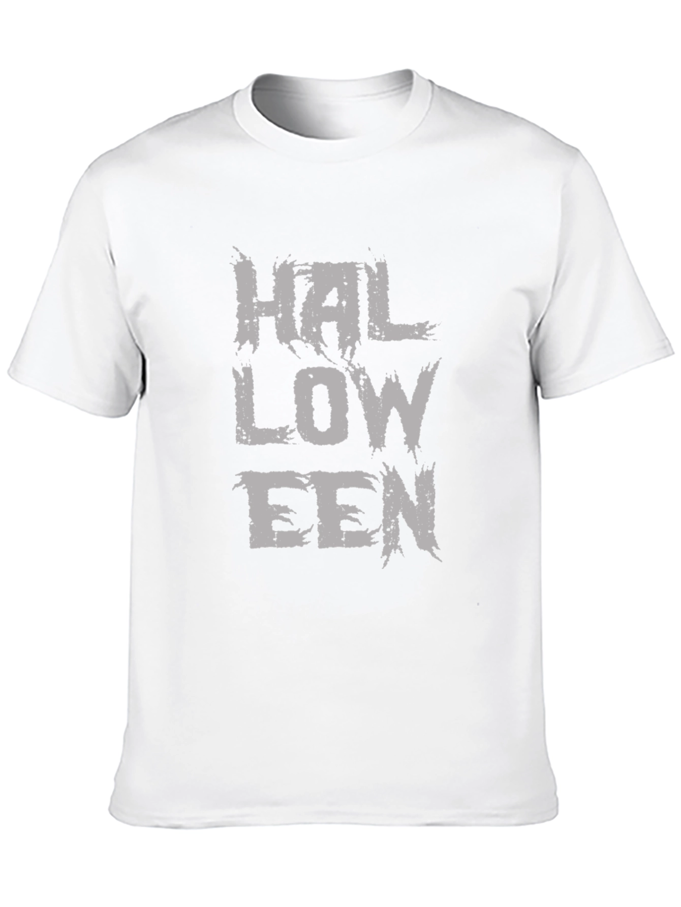 Halloween Black T-Shirt - Distressed Graphic Tee