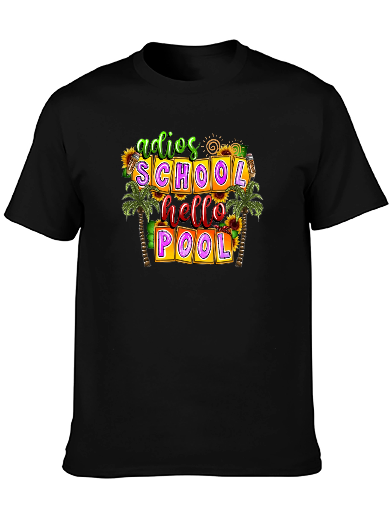 Adios School Hello Pool T-Shirt