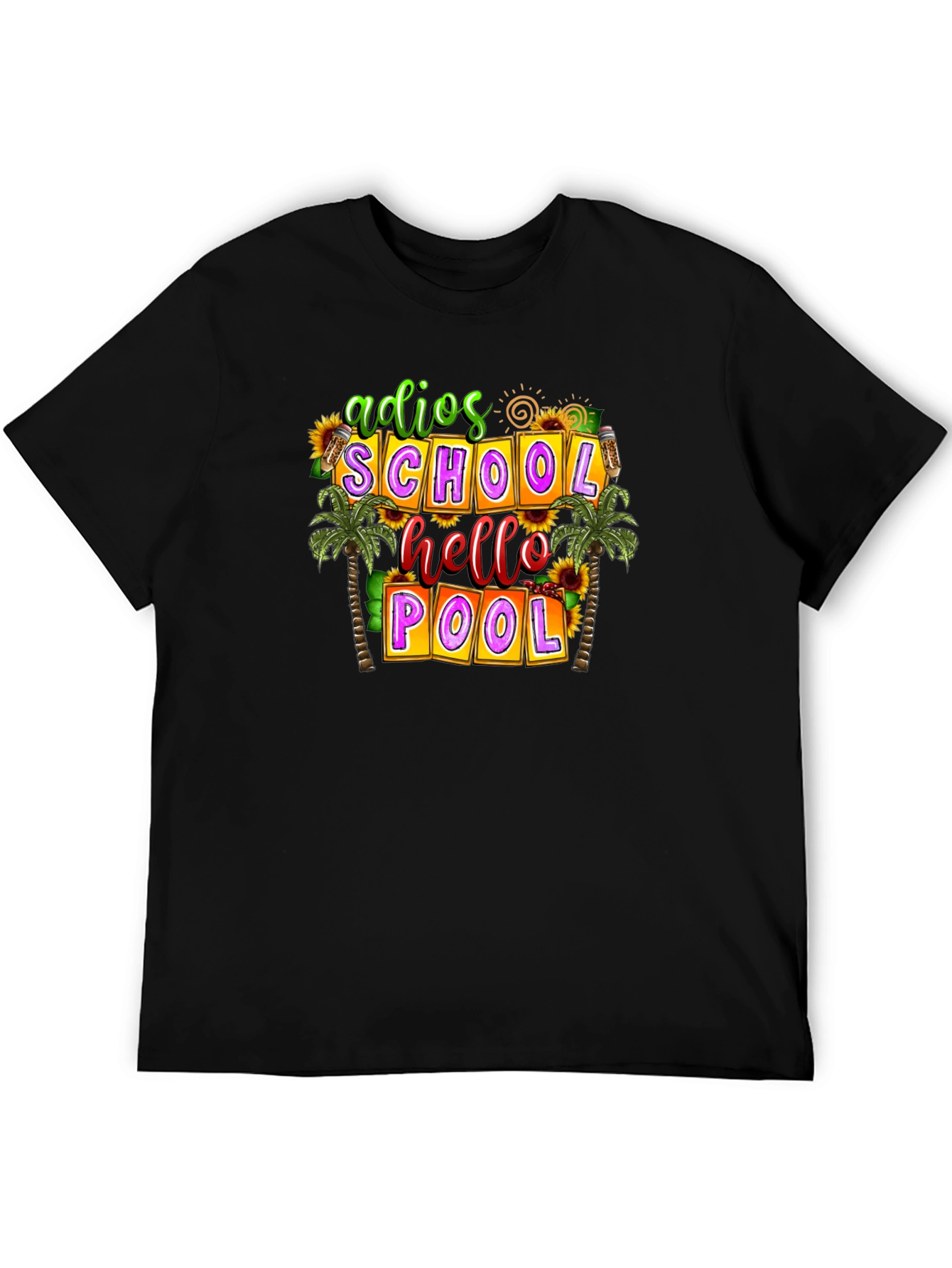 Adios School Hello Pool T-Shirt