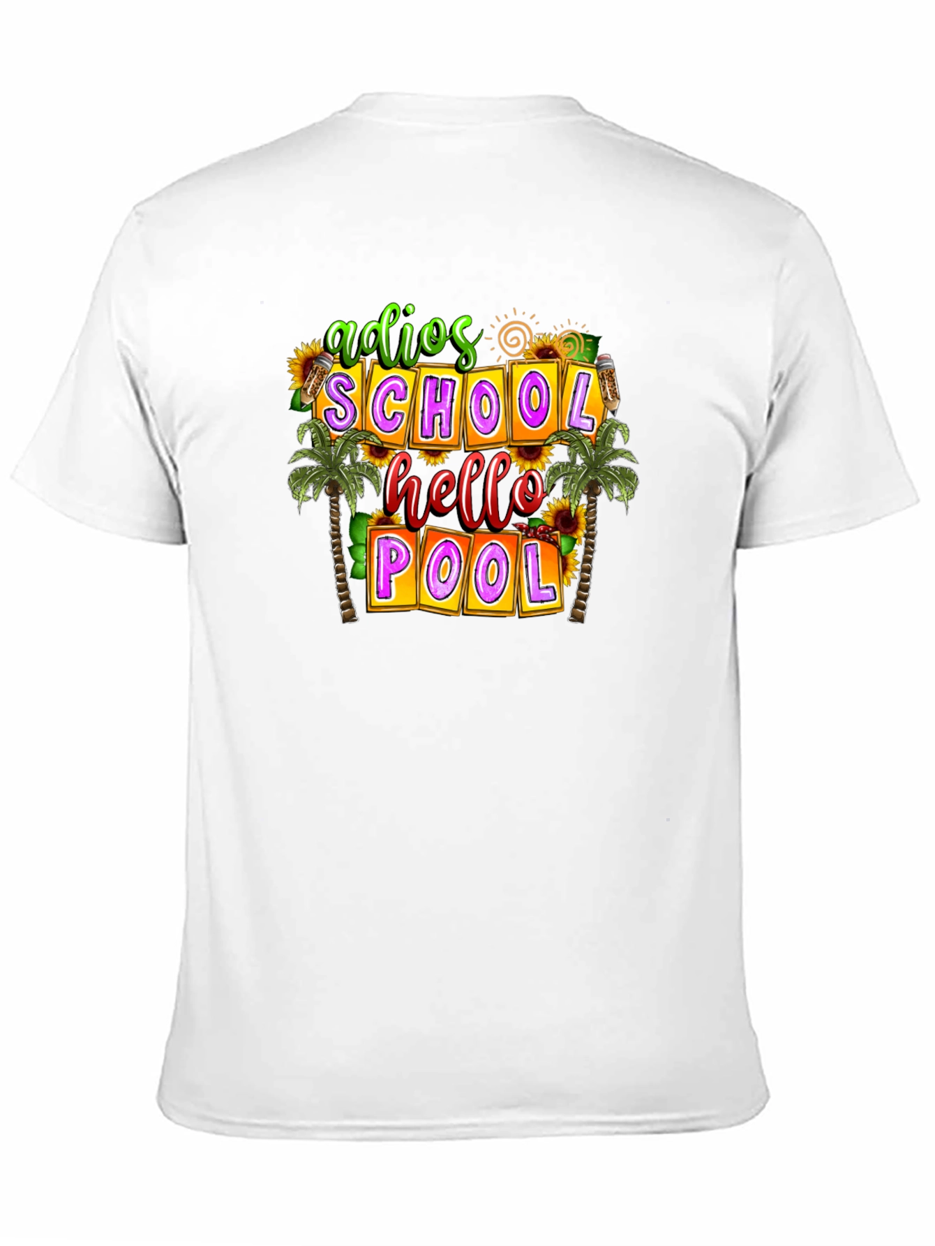 Adios School Hello Pool T-Shirt