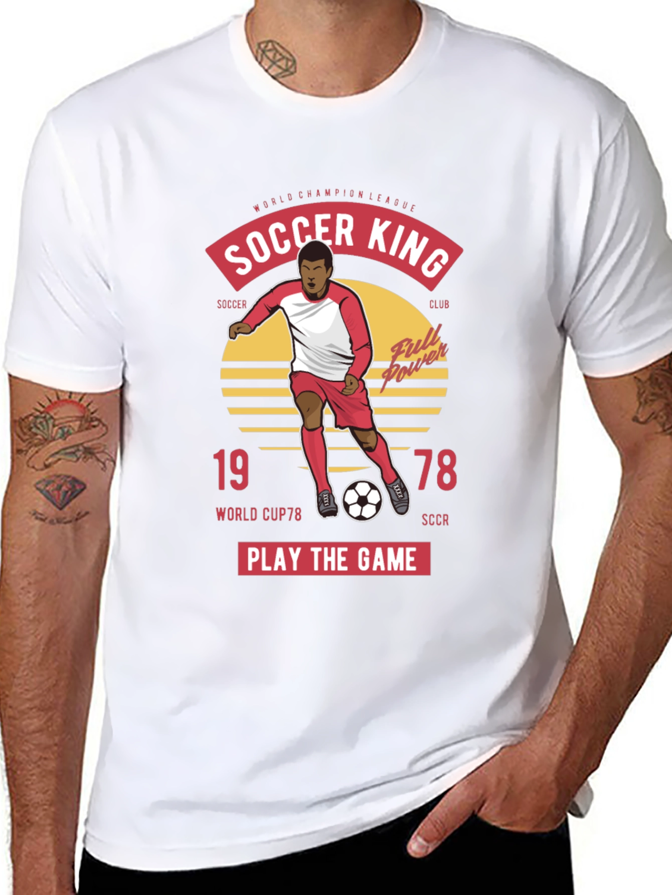 Soccer King 1978 Graphic T-Shirt