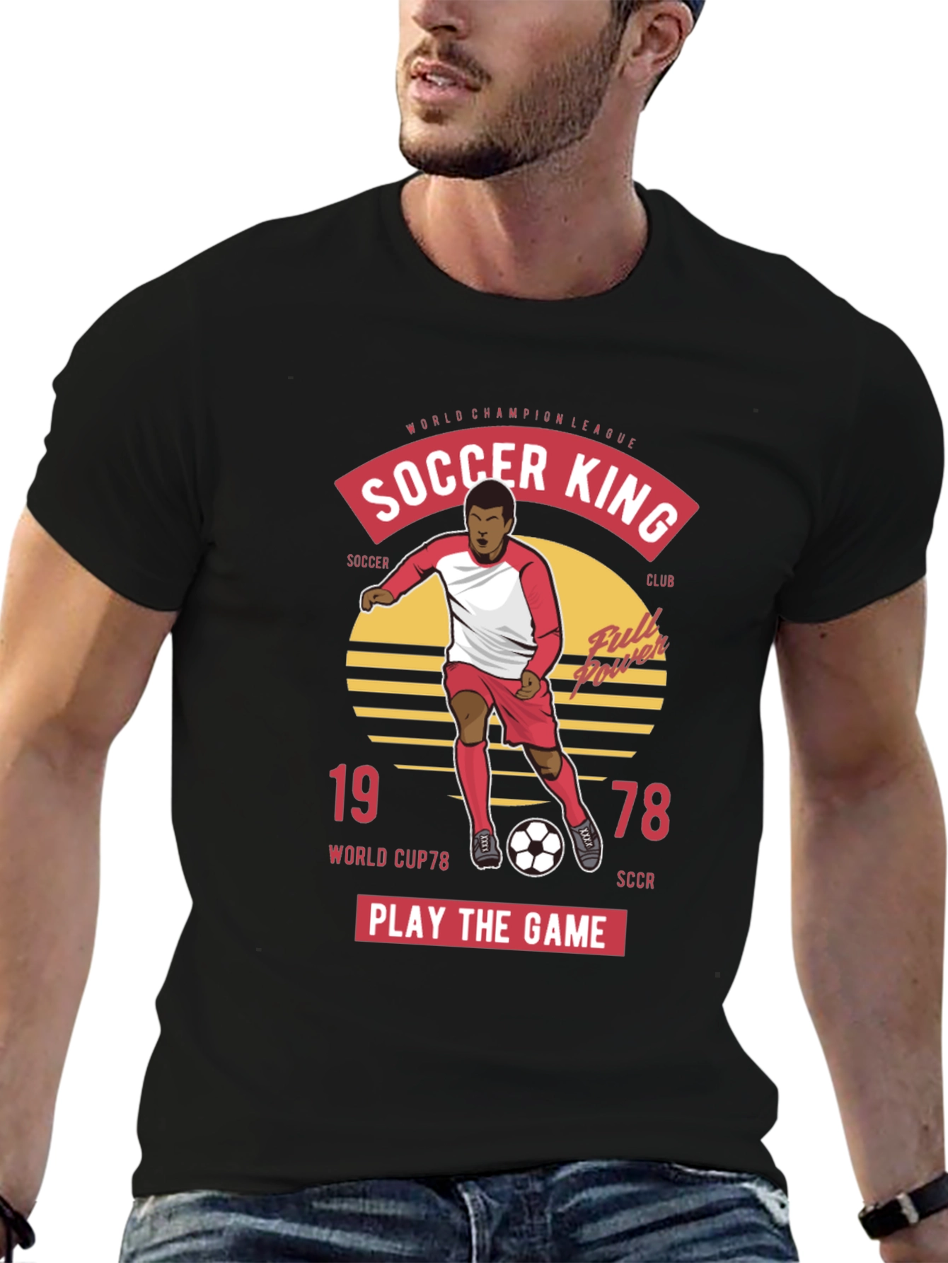 Soccer King 1978 Graphic T-Shirt